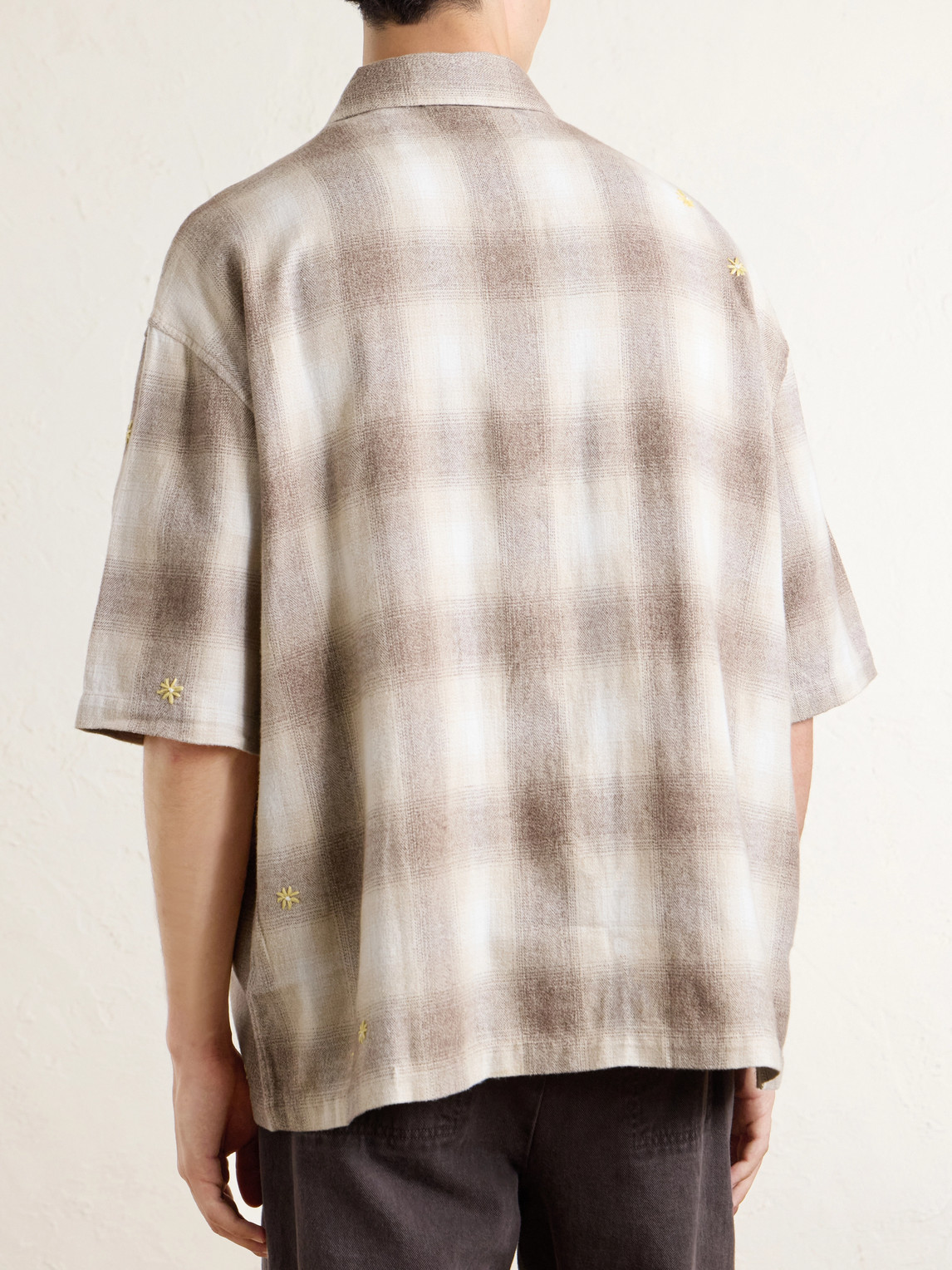 Checked Cotton-Flannel Shirt