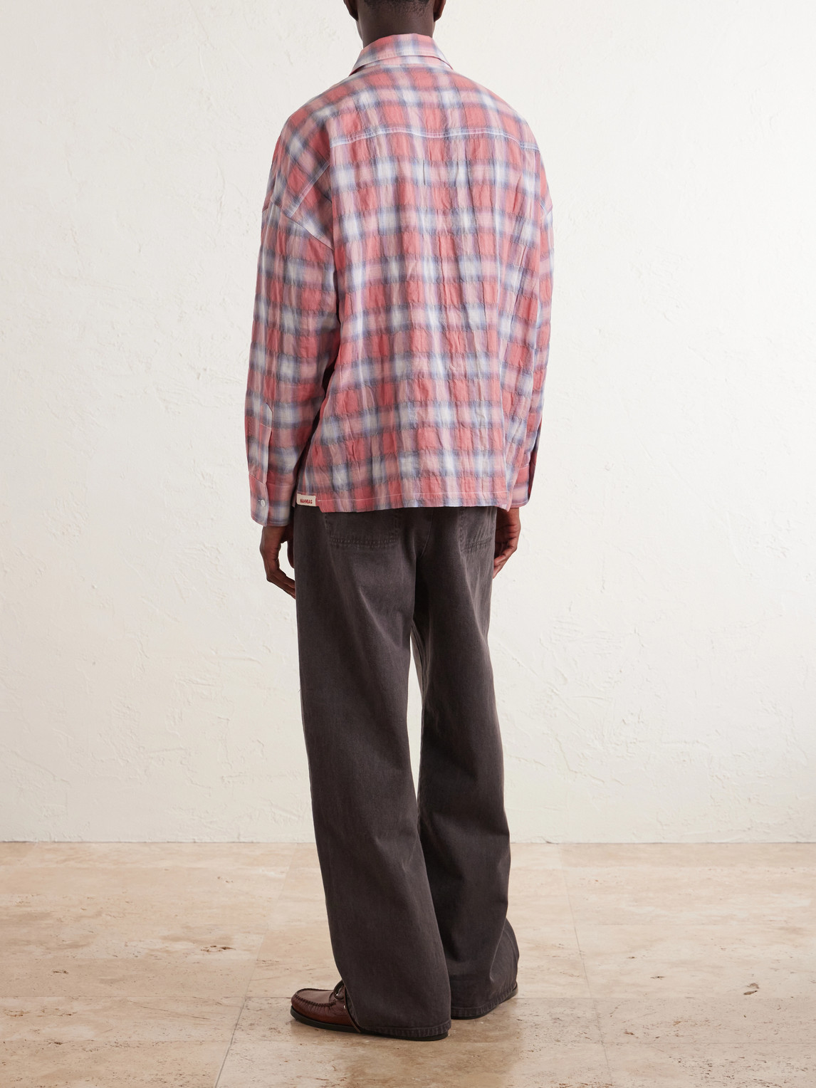 Nahmias Checked Cotton-Blend Shirt - Men | Thumbnail 4 Nahmias Checked Cotton-Blend Shirt - Men | Thumbnail 4