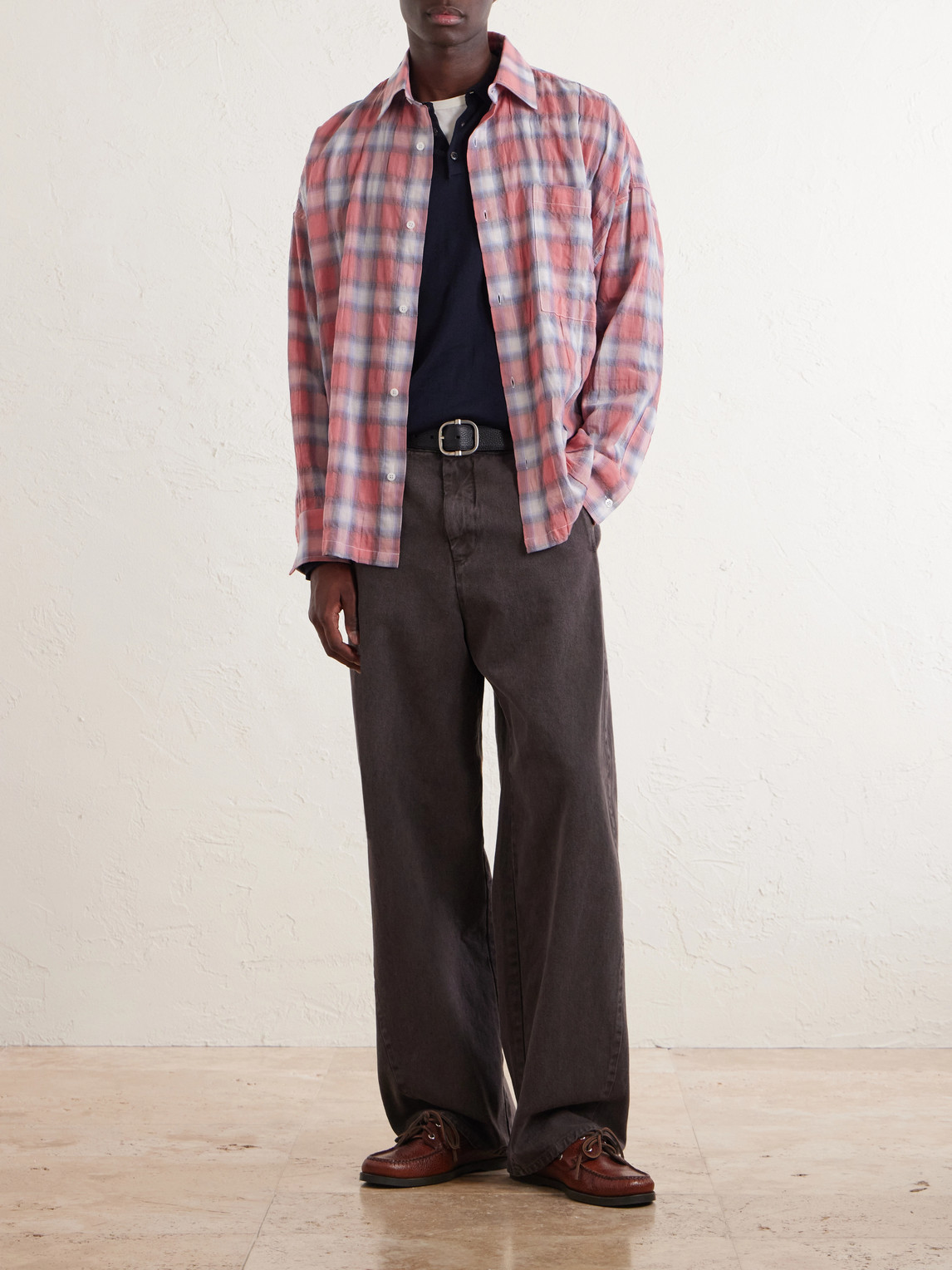 Nahmias Checked Cotton-Blend Shirt - Men | Thumbnail 2 Nahmias Checked Cotton-Blend Shirt - Men | Thumbnail 2