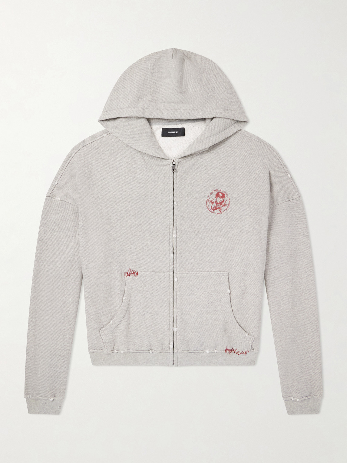 Youth Enrichment Logo-Print Cotton-Jersey Zip-Up Hoodie