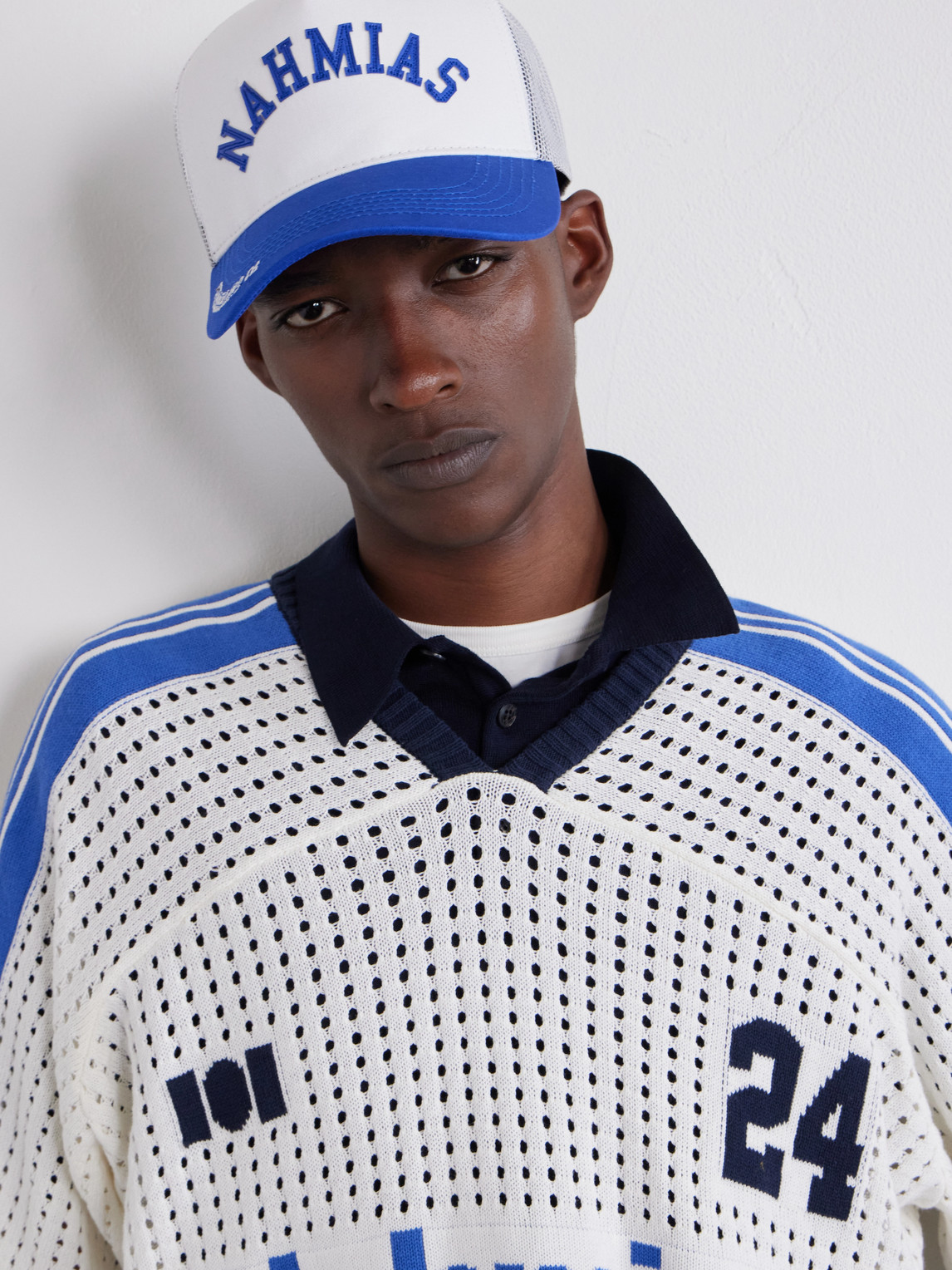 Nahmias Summerland Cotton and Mesh Trucker Cap - Men | Thumbnail 3 Nahmias Summerland Cotton and Mesh Trucker Cap - Men | Thumbnail 3