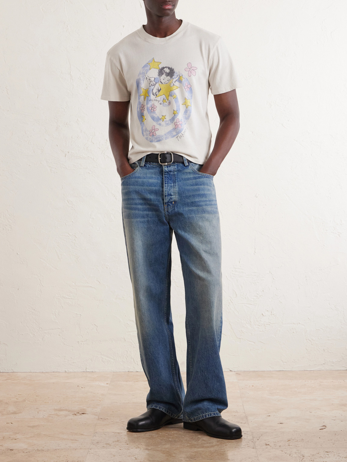 Heaven Printed Cotton-Jersey T-Shirt