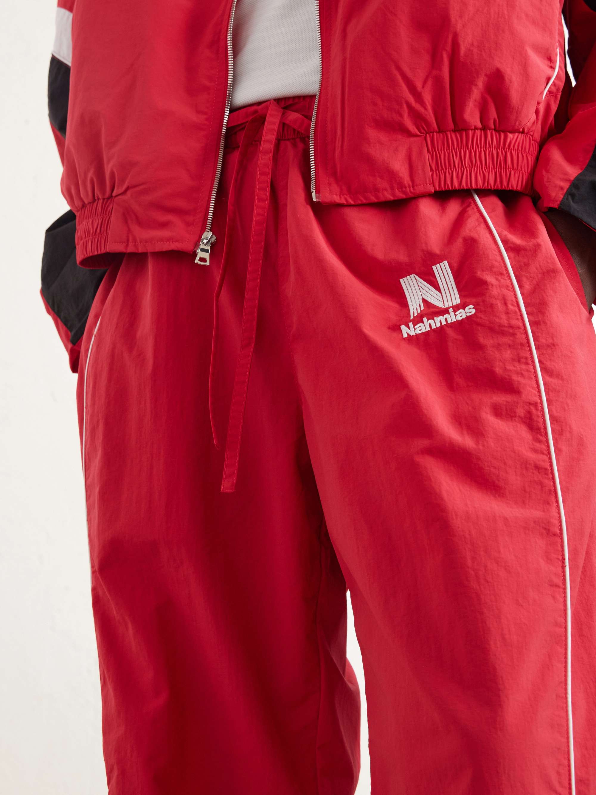 NAHMIAS Straight-leg Logo-Embroidered Nylon Trousers for Men | MR