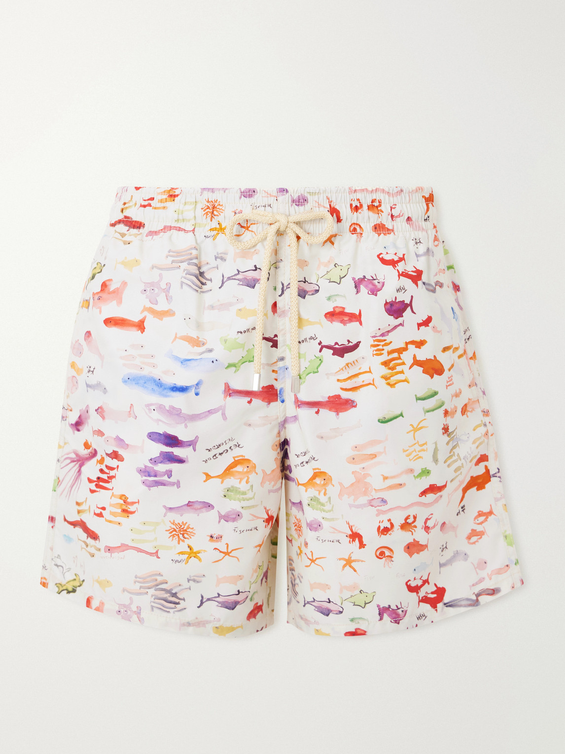 Vilebrequin oorea Straight-Leg id-Length Printed Recycled Swim Shortsen