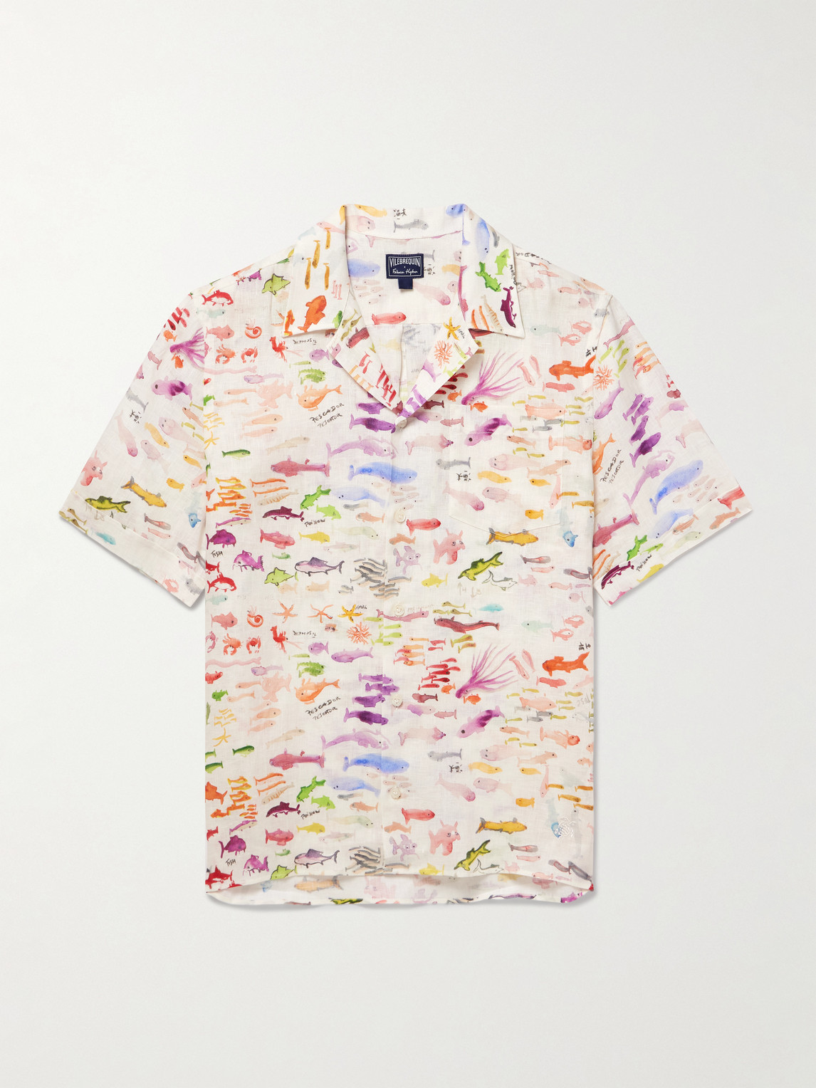 Vilebrequin – Fabrice Hybert Charli Printed Linen Shirt