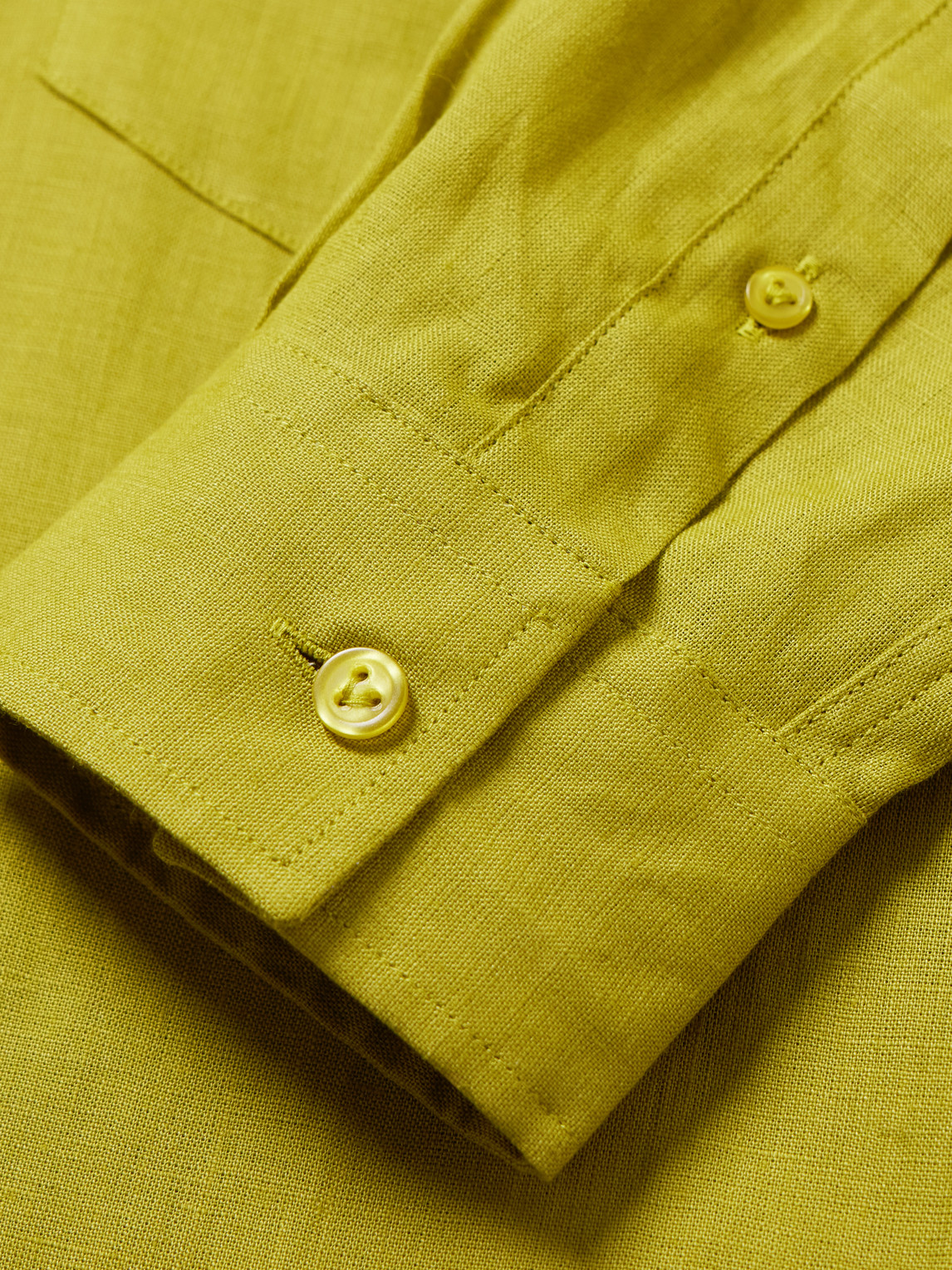 Caroubis Woven Linen Shirt