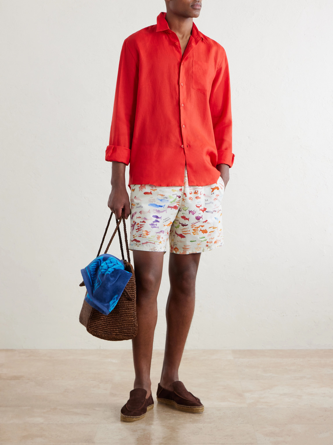 Caroubis Woven Linen Shirt