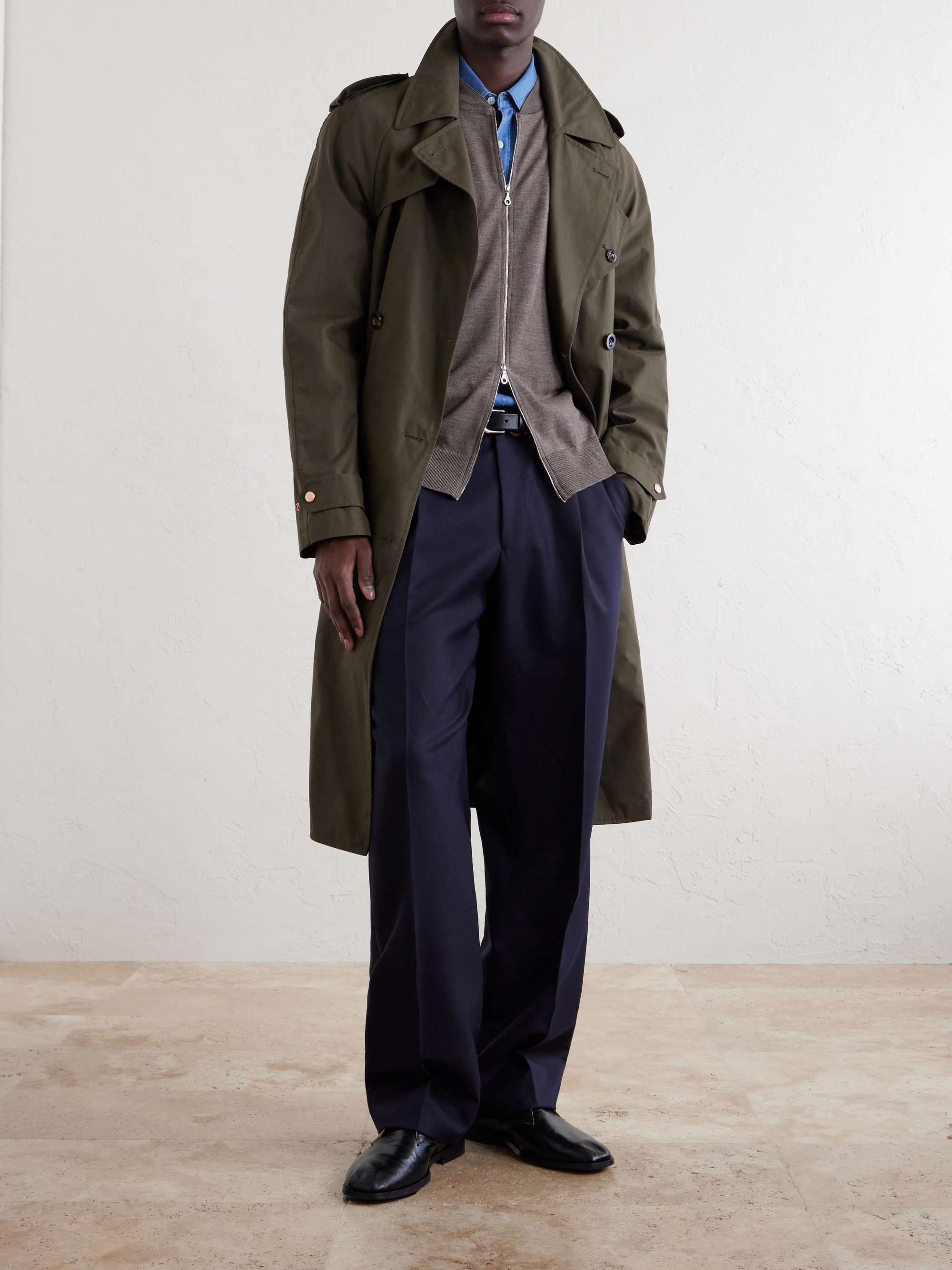 JOHN SMEDLEY Maclean Slim-Fit Wool Cardigan