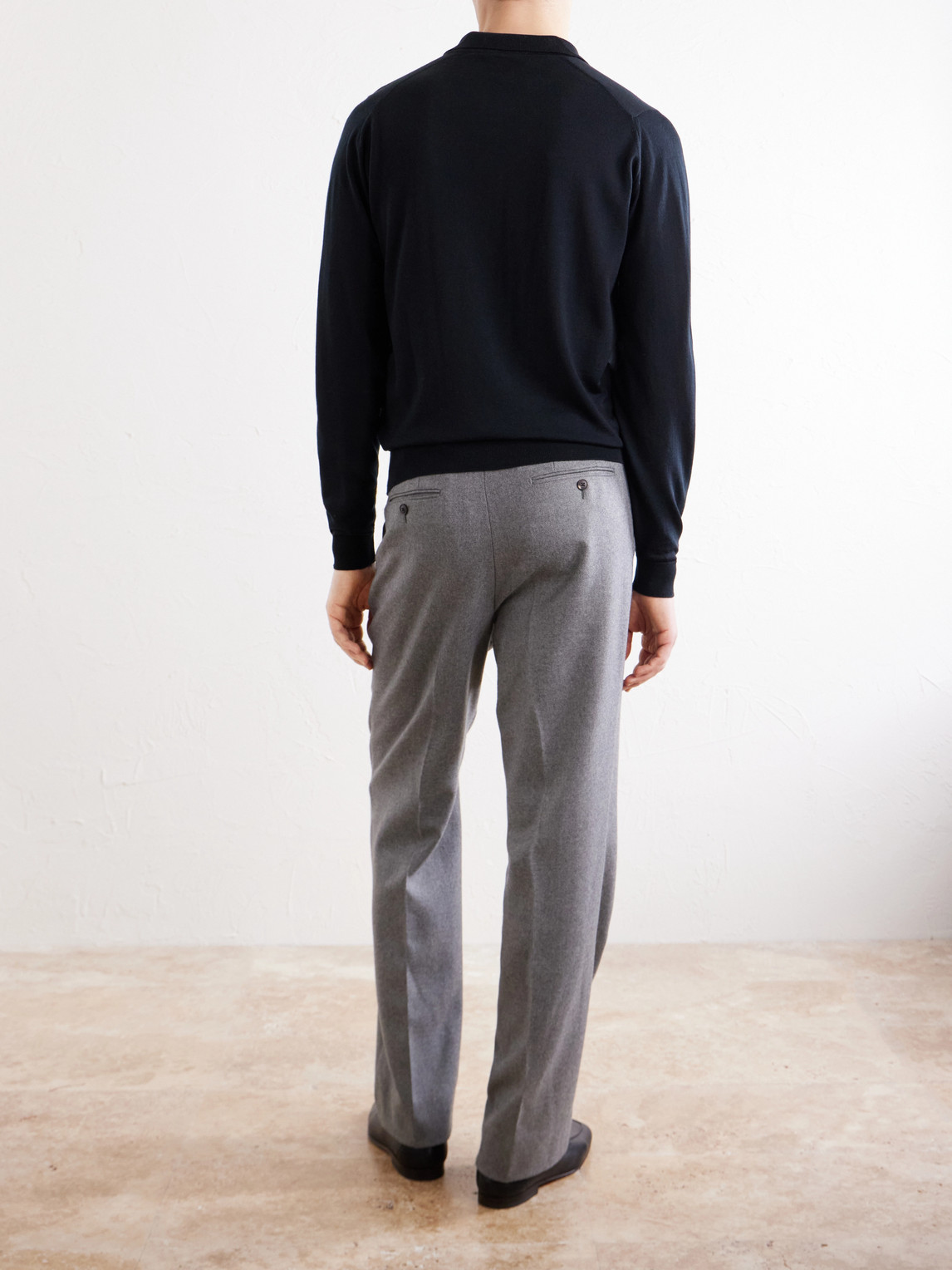 Caverhill Knitted Merino Polo Shirt