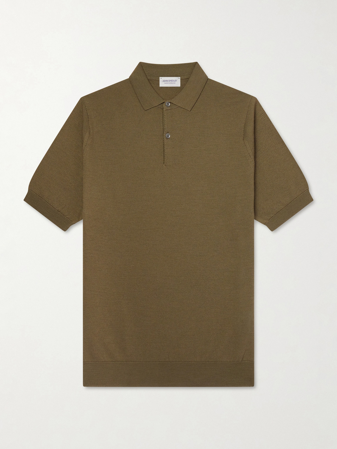 John Smedley 14.Singular Slim-Fit Merino Wool-Piqué Polo Shirt - Men