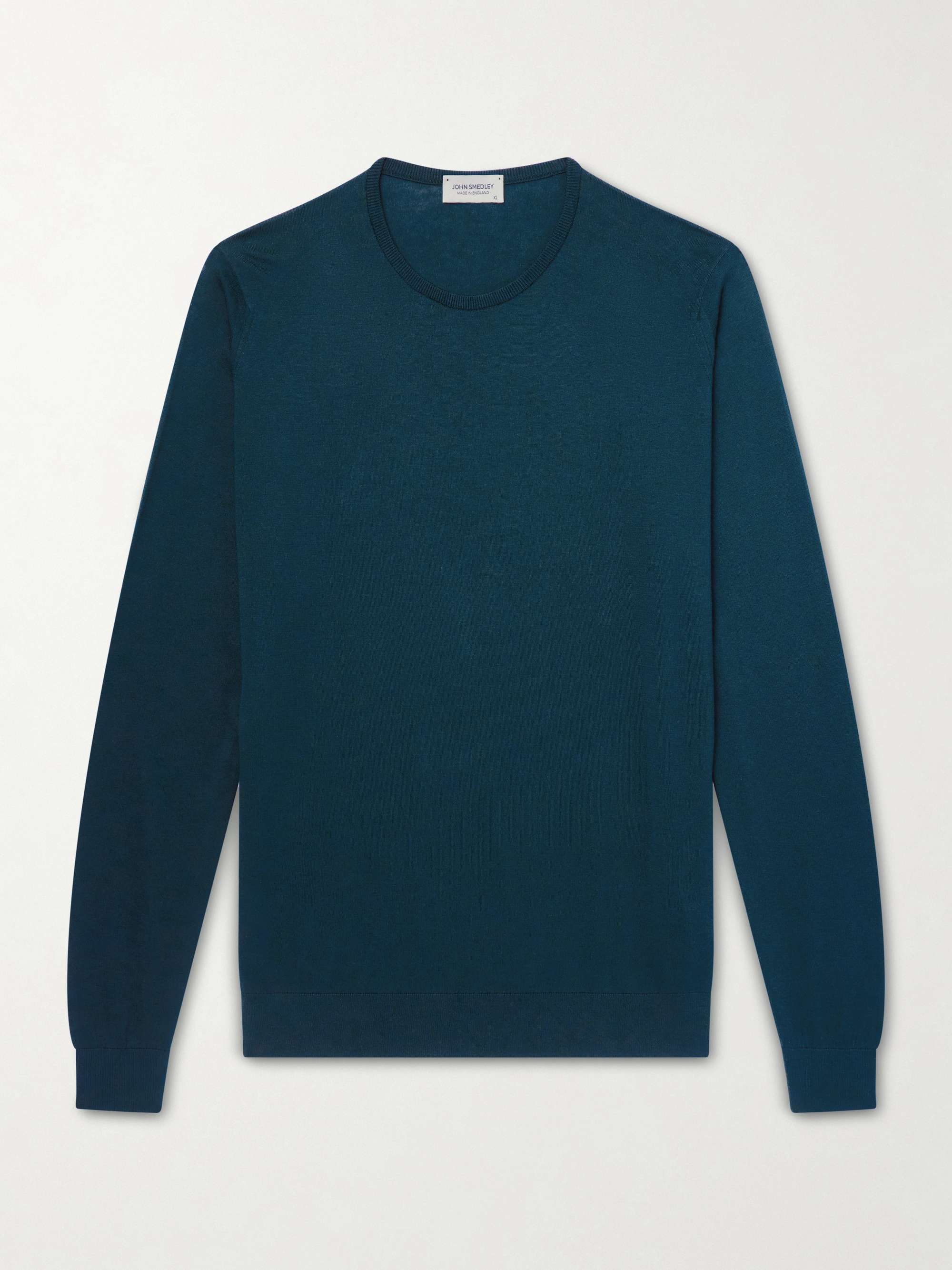 JOHN SMEDLEY Sea Island Cotton Sweater