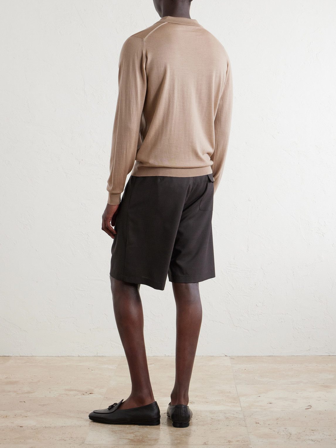 Caverhill Knitted Merino Polo Shirt