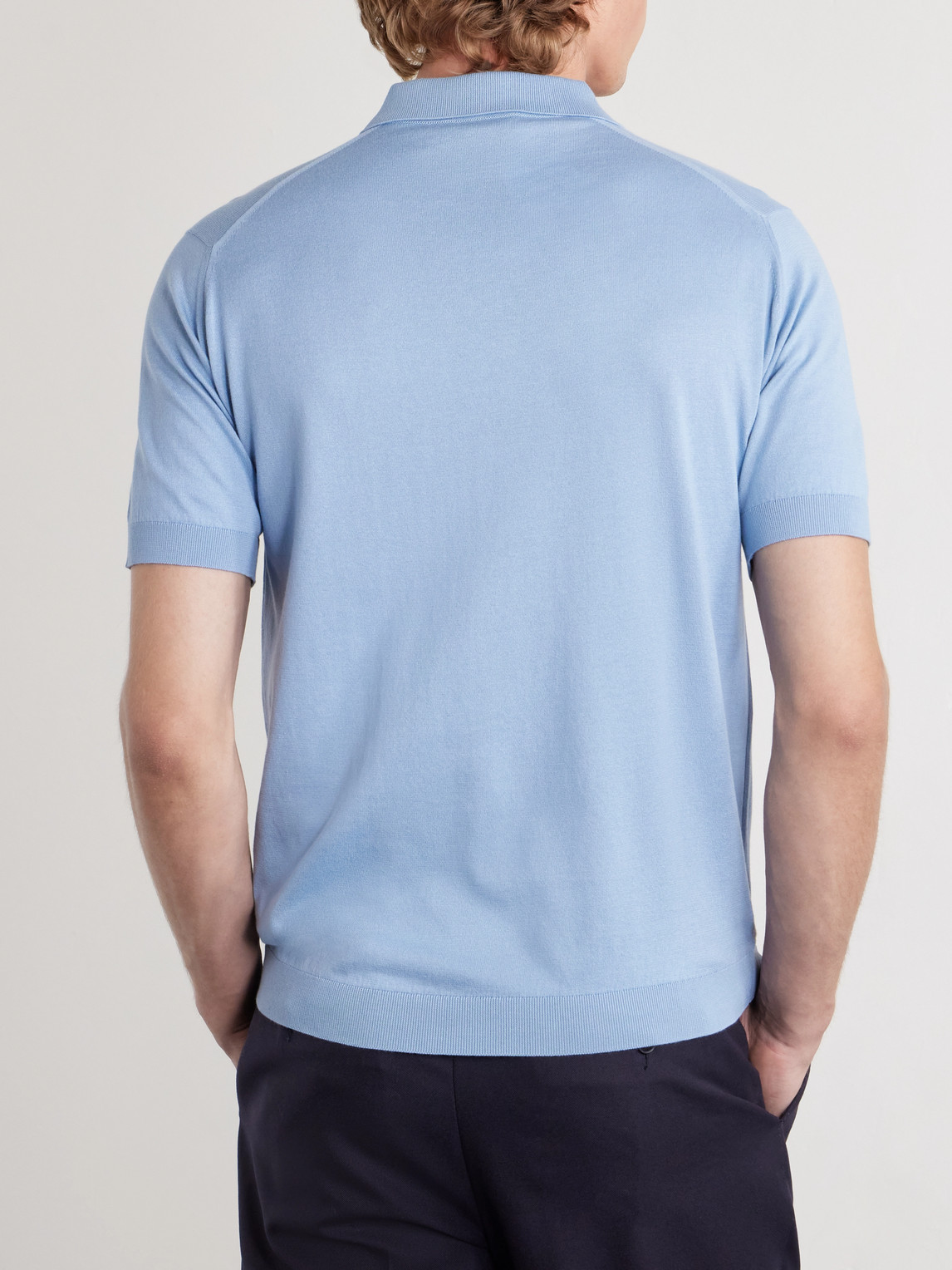 Adrian Slim-Fit Sea Island Cotton Polo Shirt