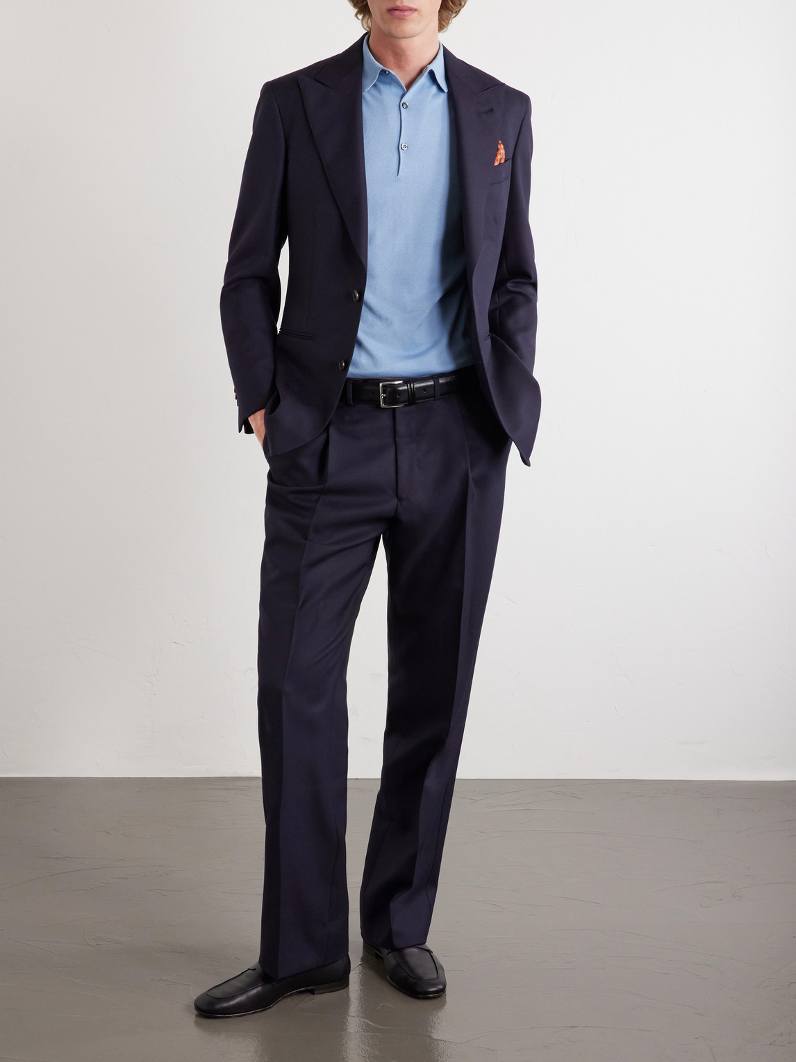 Adrian Slim-Fit Sea Island Cotton Polo Shirt