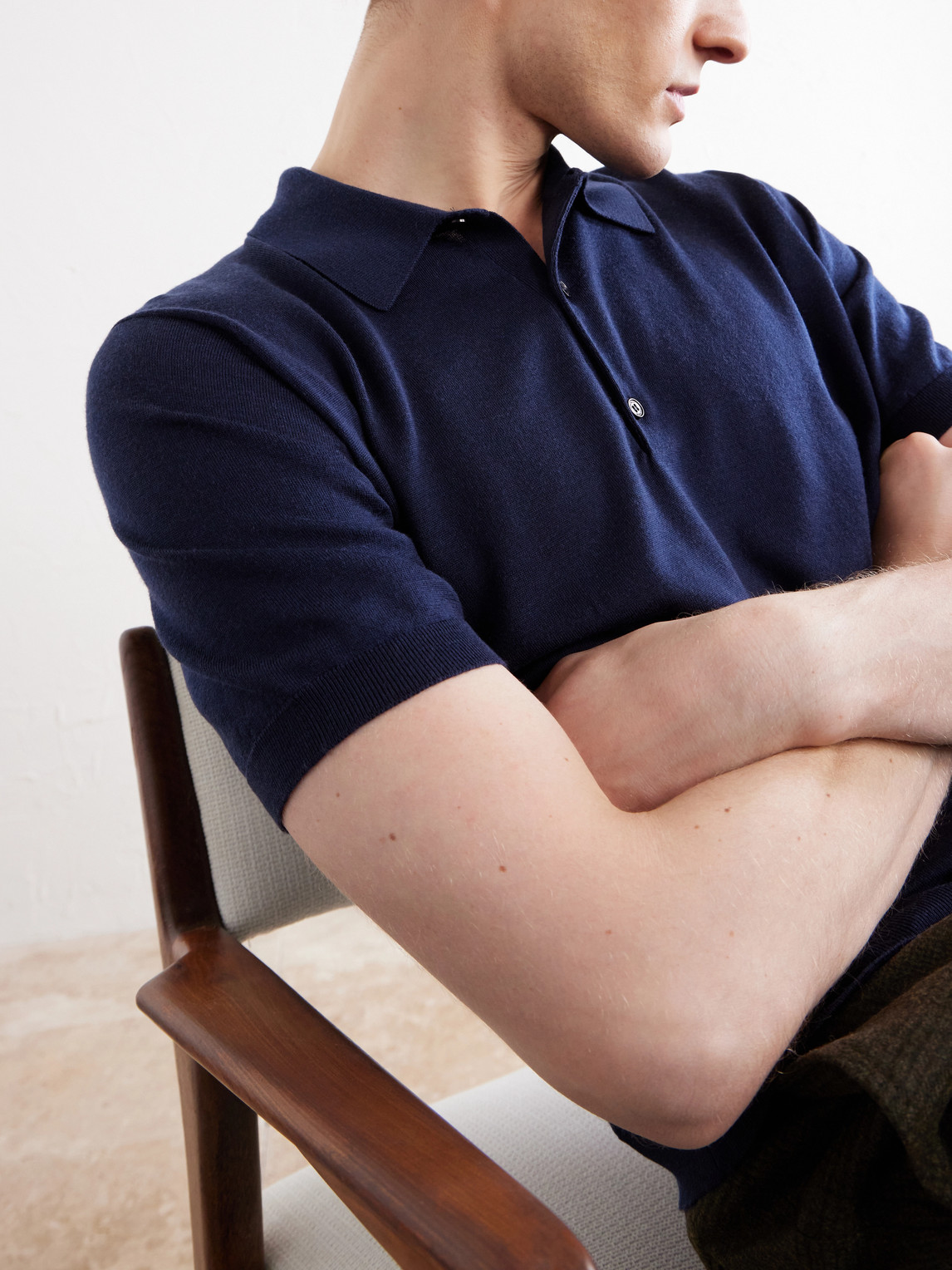 Macloud Knitted Merino Polo Shirt