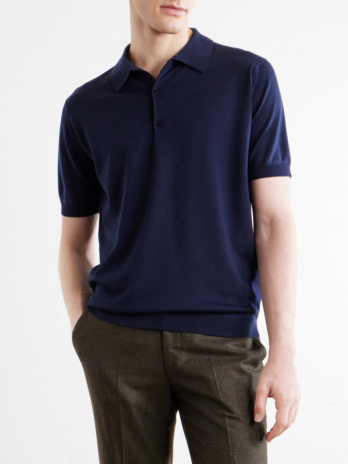 Macloud Knitted Merino Polo Shirt