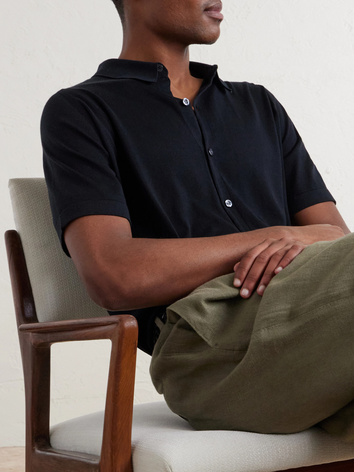 Folke Sea Island Cotton Shirt