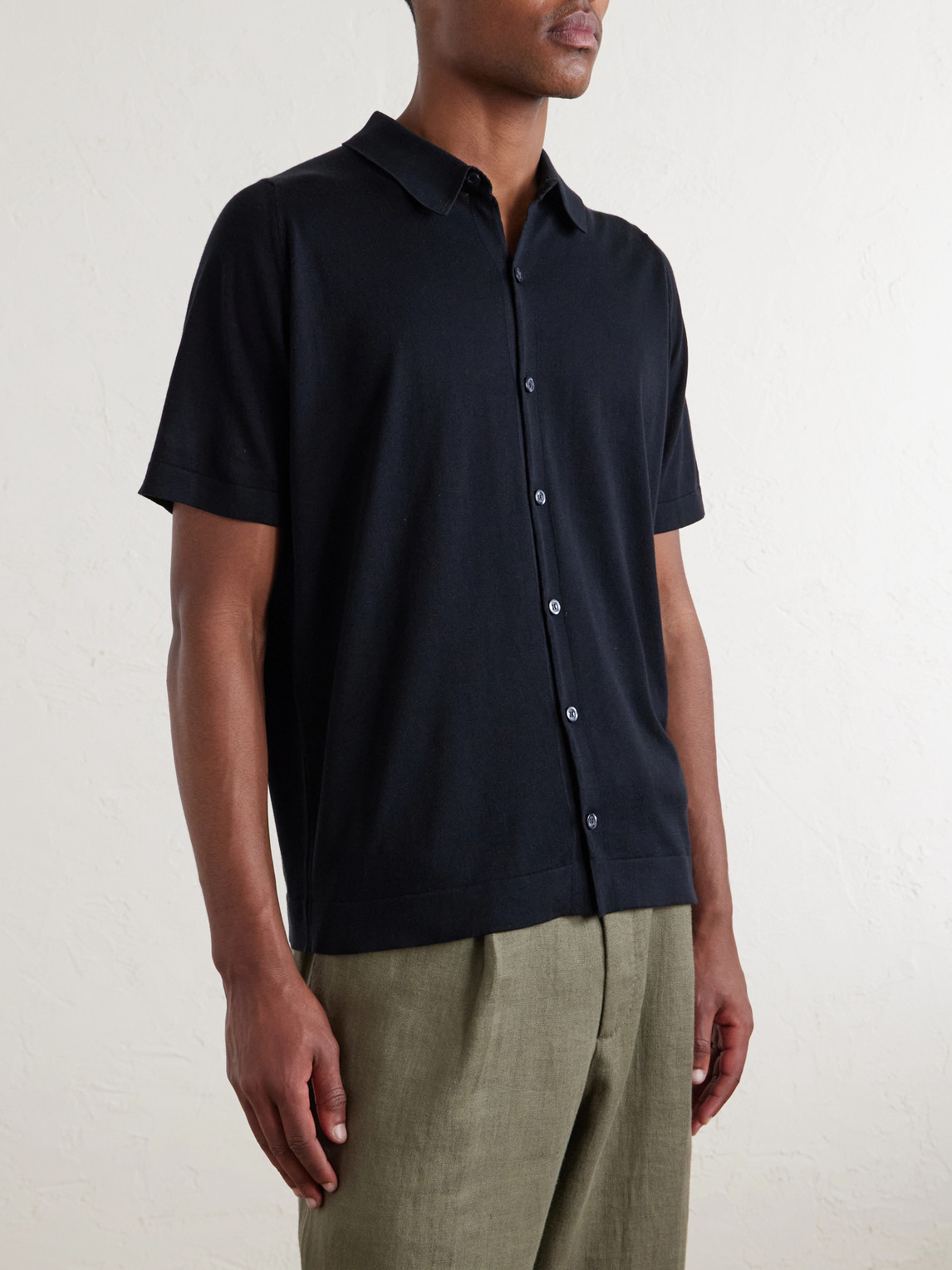 Folke Sea Island Cotton Shirt
