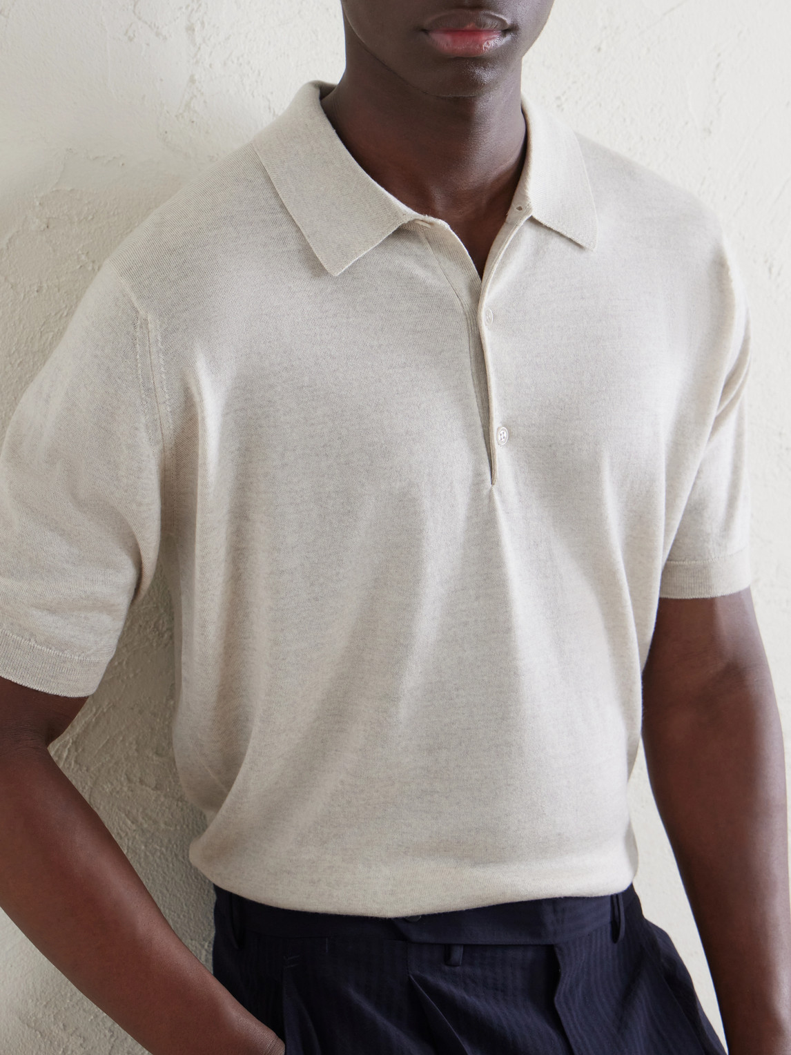 Macloud Knitted Merino Polo Shirt