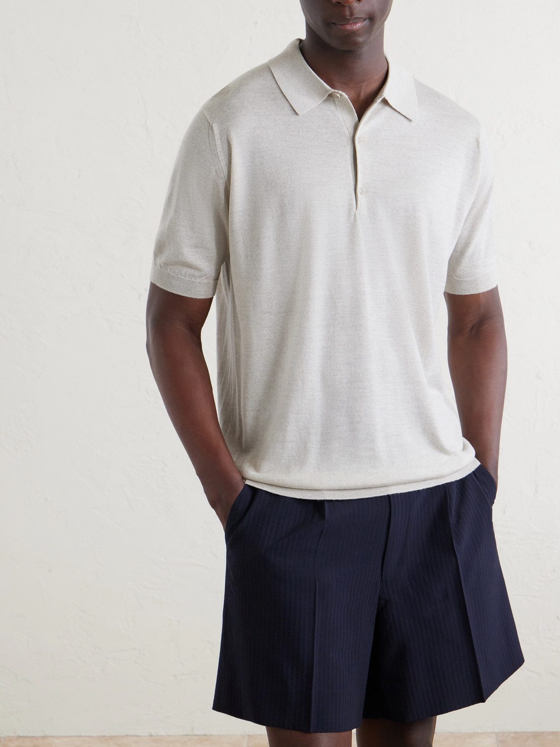 Macloud Knitted Merino Polo Shirt