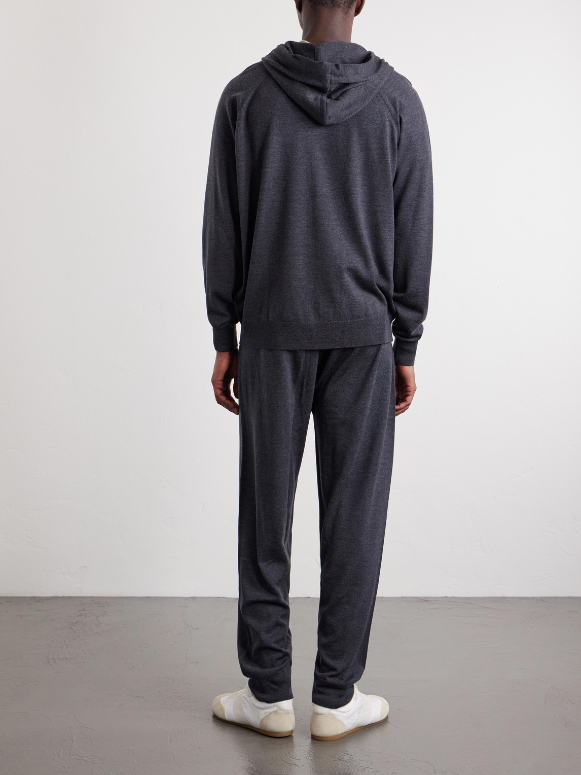 Carty Merino Wool Zip-Up Hoodie