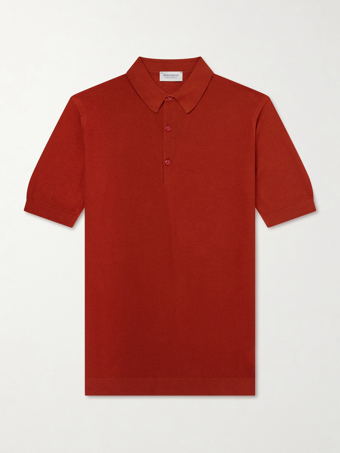 John Smedley John Smedley - Roth Sea Island Cotton Polo Shirt - Men - Red - S aus 100% Cotton in Red