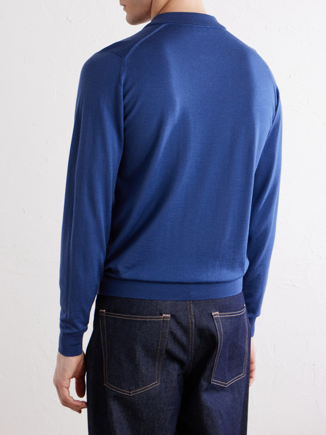Caverhill Knitted Merino Polo Shirt