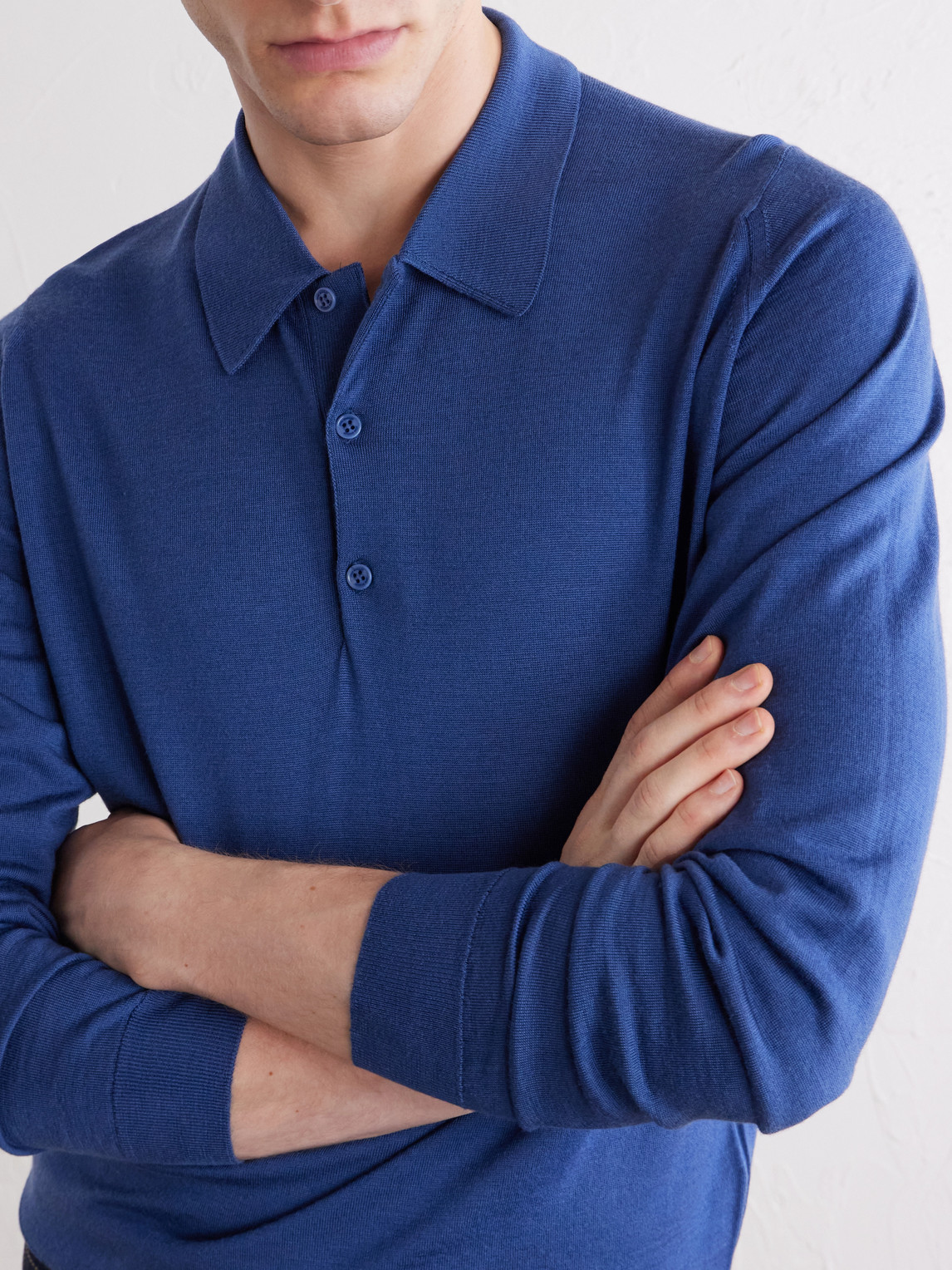 Caverhill Knitted Merino Polo Shirt