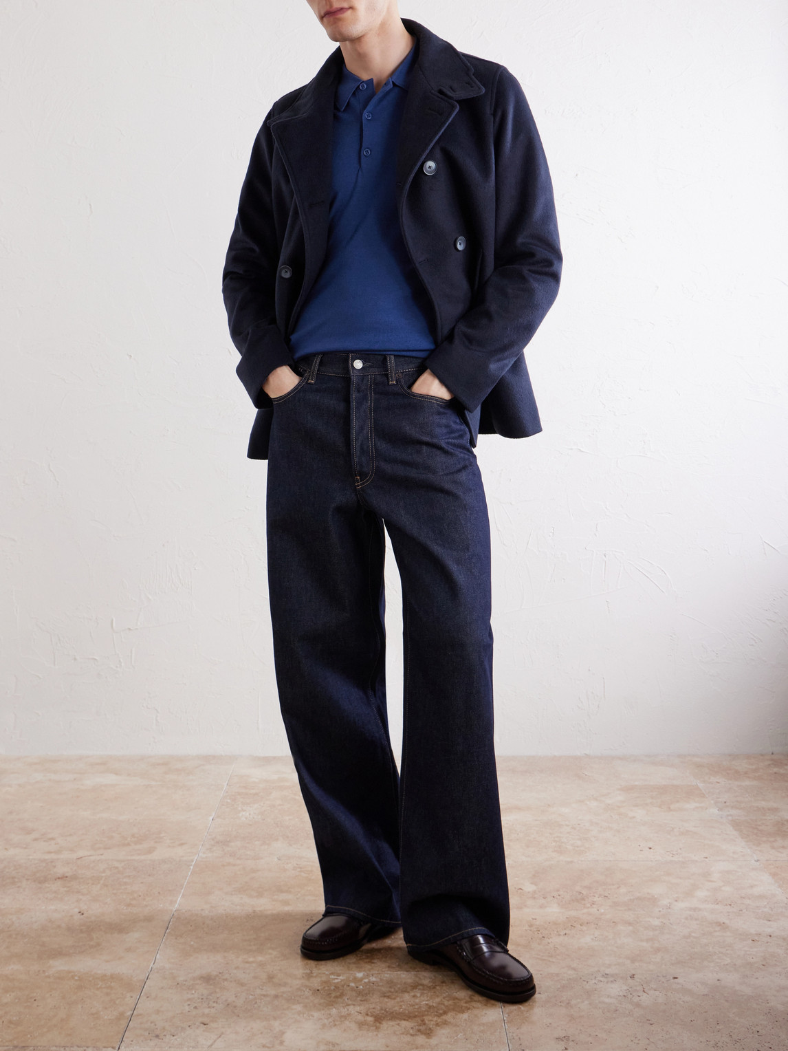 Caverhill Knitted Merino Polo Shirt