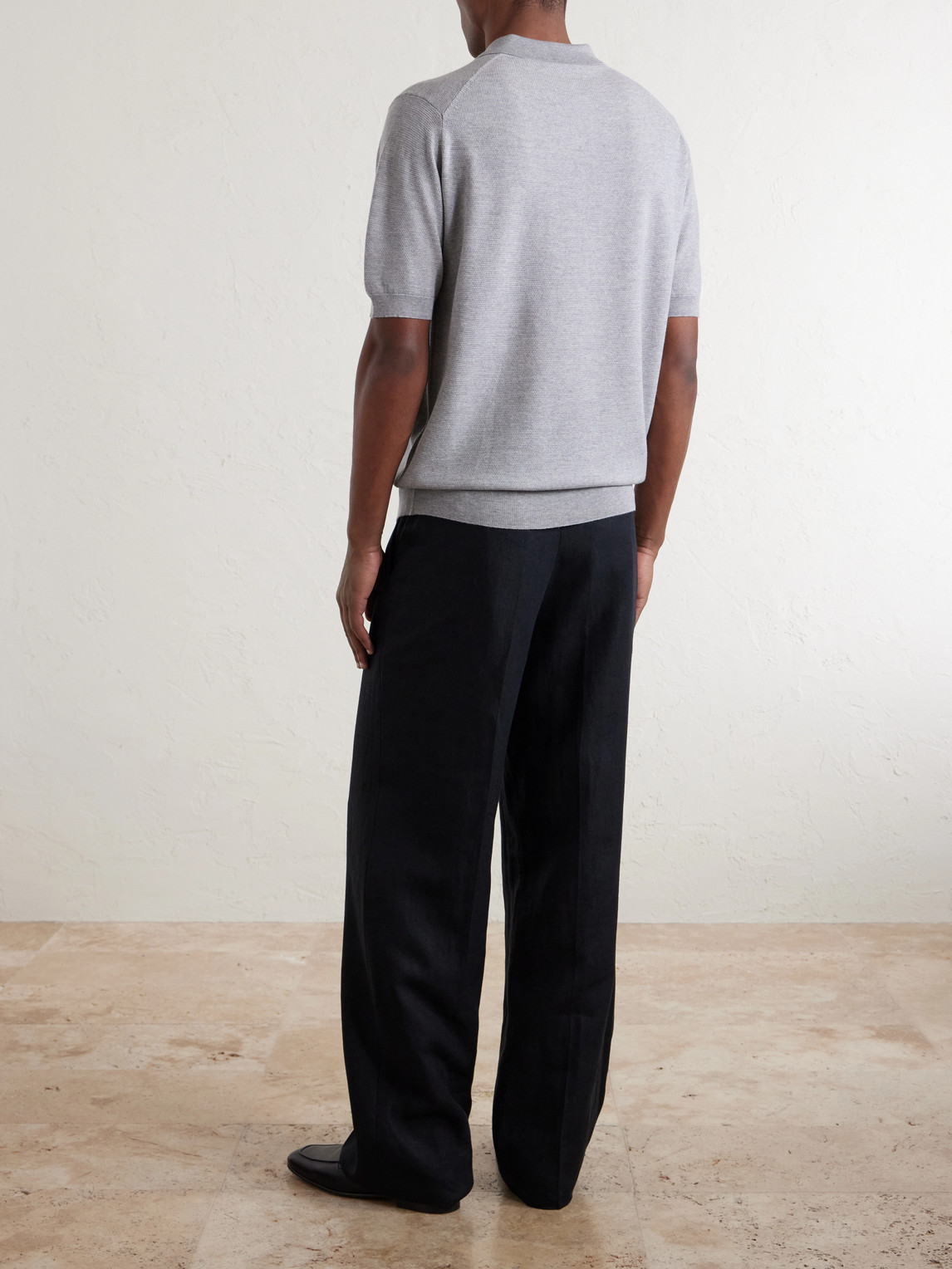 14.Singular Slim-Fit Merino Wool-Piqué Polo Shirt