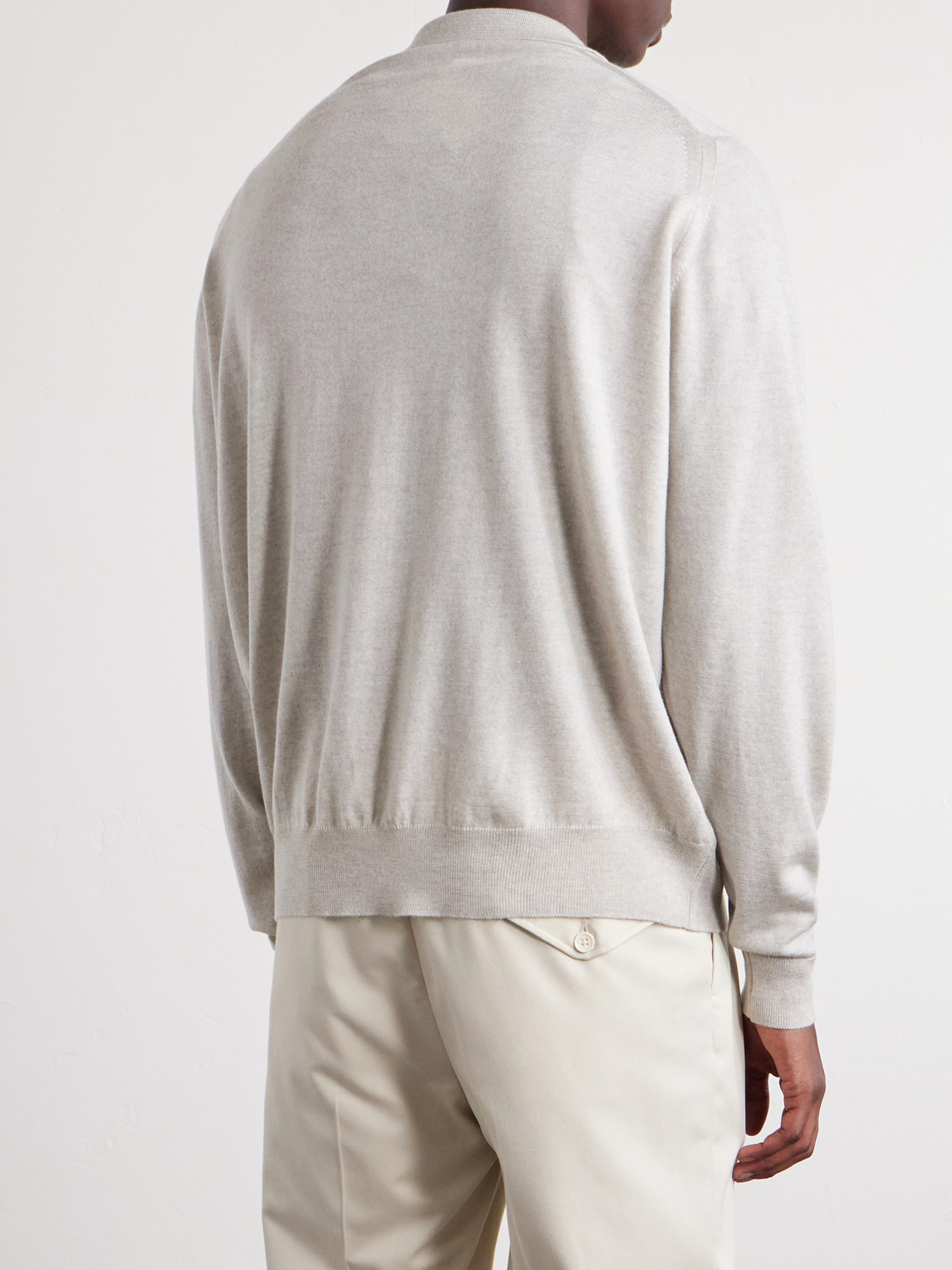  John Smedley - Tibor Merino Wool Cardigan - Men - Gray - S 