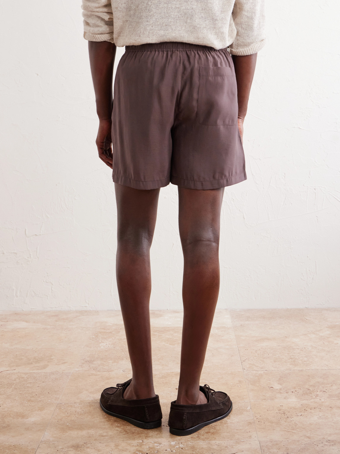 Summer Boxer Straight-Leg Shell Shorts