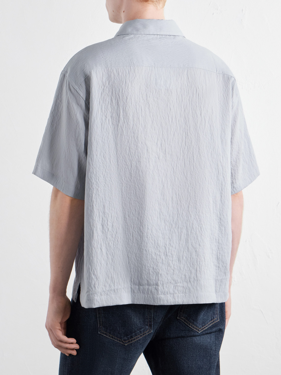 Frame Striped Shell Shirt In Multi