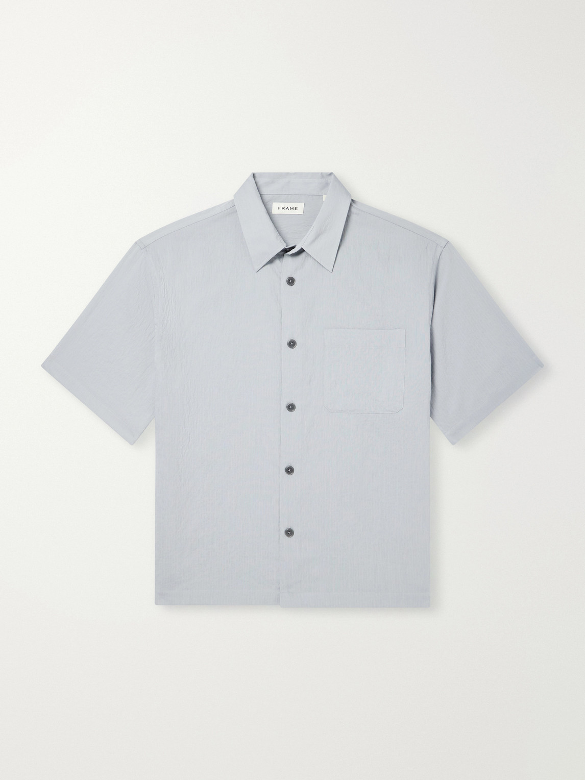 Frame Striped Shell Shirt In Multi