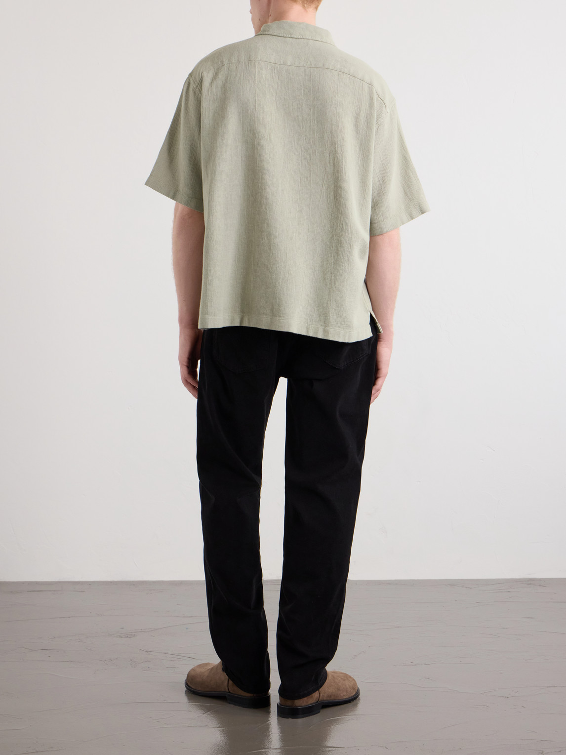  Frame - Cotton Shirt - Men - Green - S 
