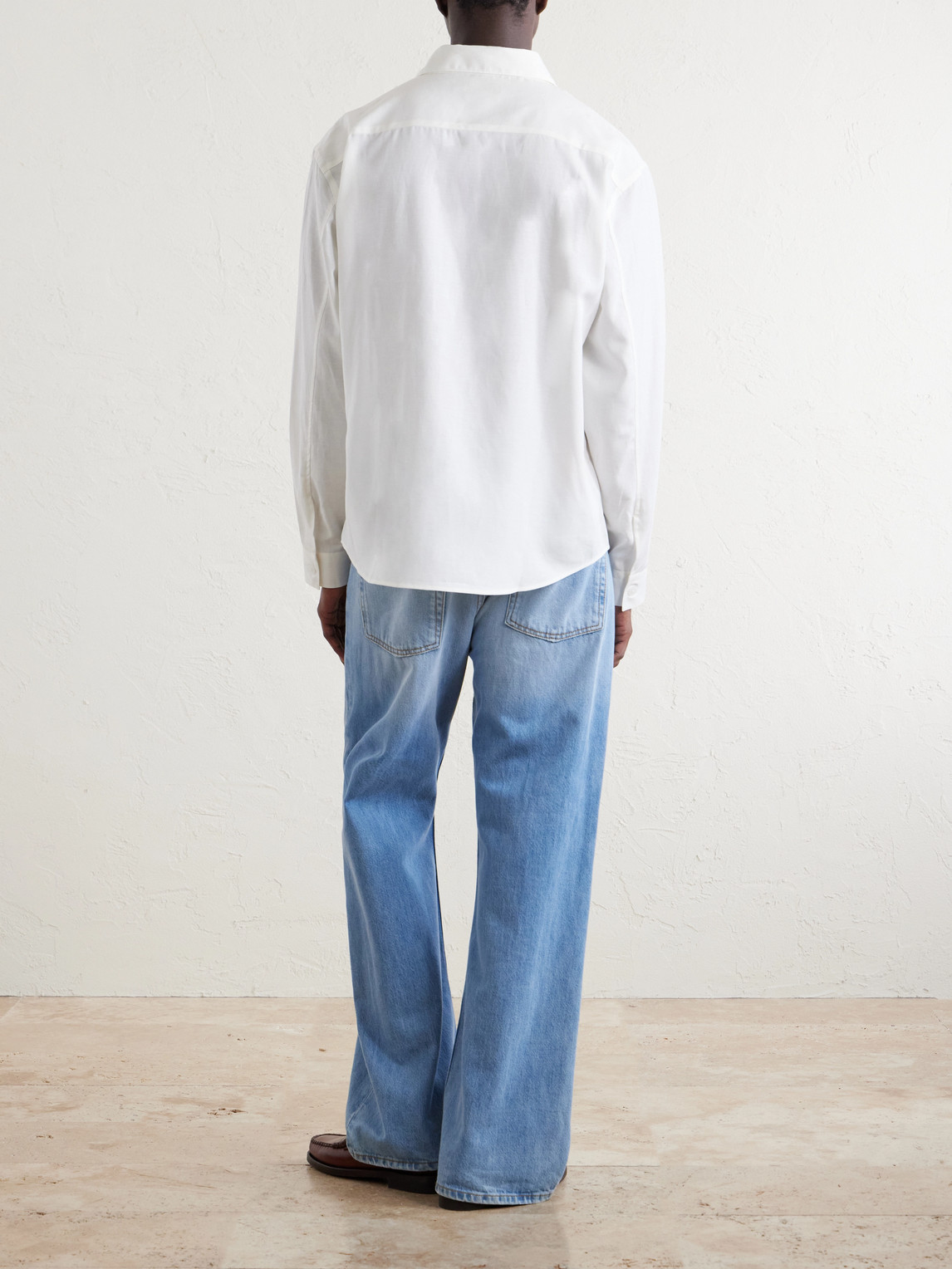 Lyocell, Linen And Cotton-Blend Shirt