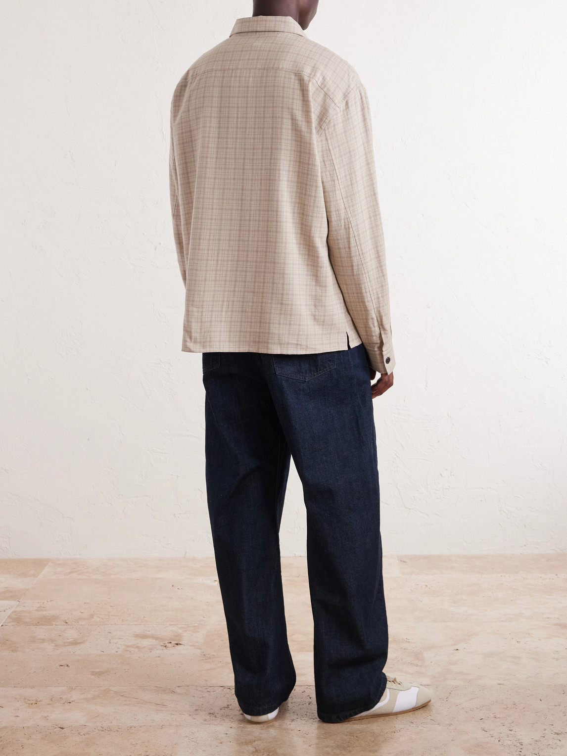 Frame Checked Woven Shirt - Men | Thumbnail 4 Frame Checked Woven Shirt - Men | Thumbnail 4