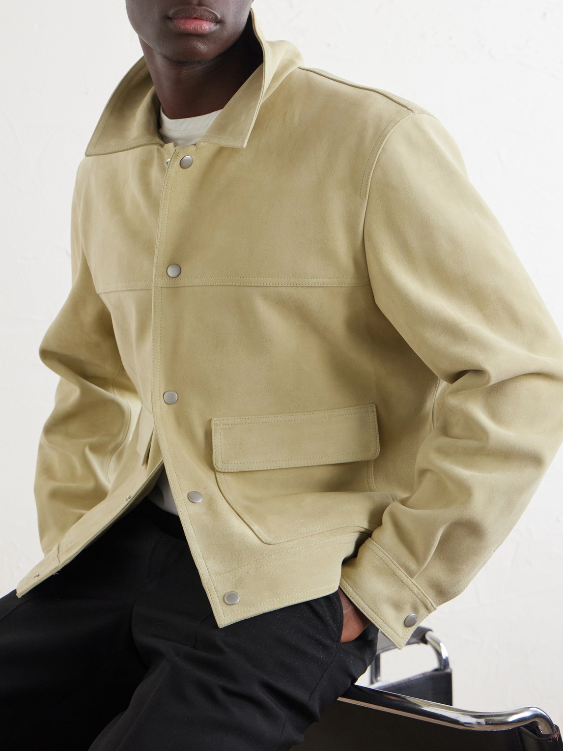 Suede Trucker Jacket
