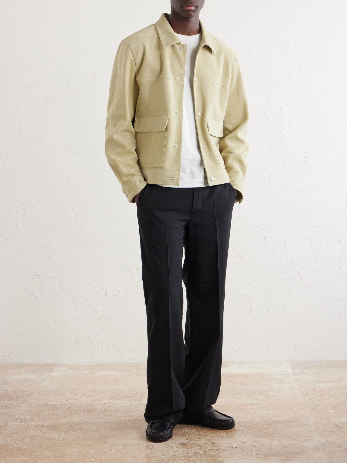 Suede Trucker Jacket