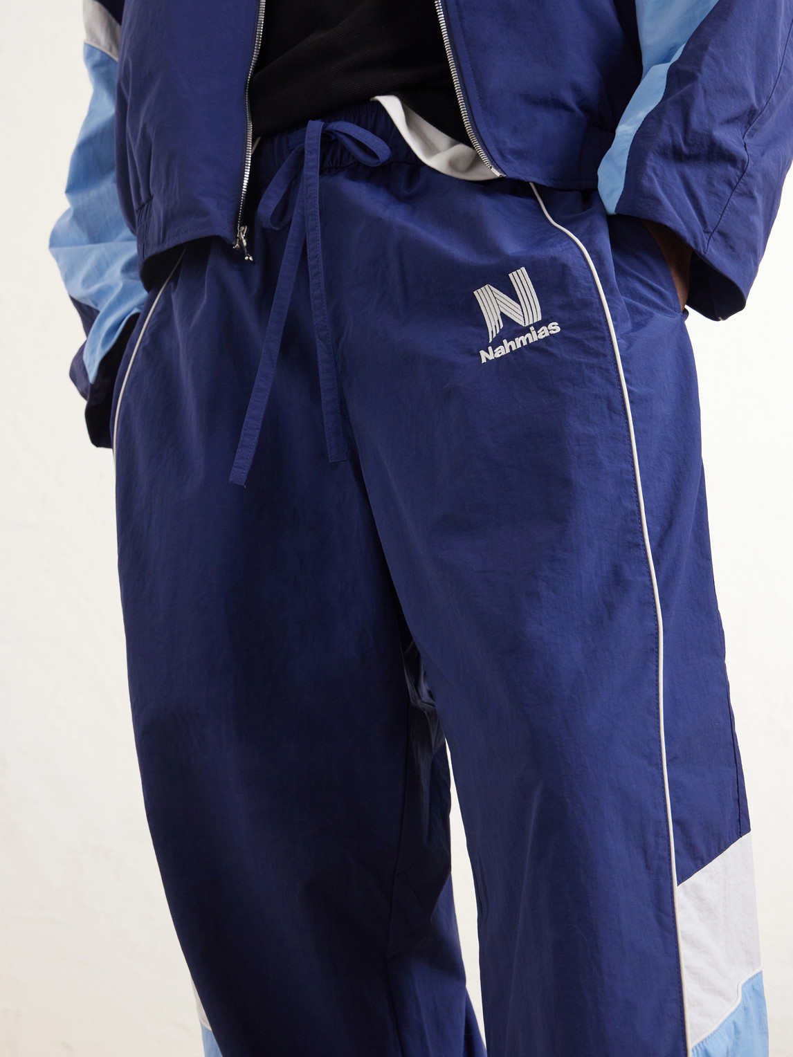 Nahmias Straight-leg Logo-Embroidered Nylon Trousers - Men | Thumbnail 5 Nahmias Straight-leg Logo-Embroidered Nylon Trousers - Men | Thumbnail 5