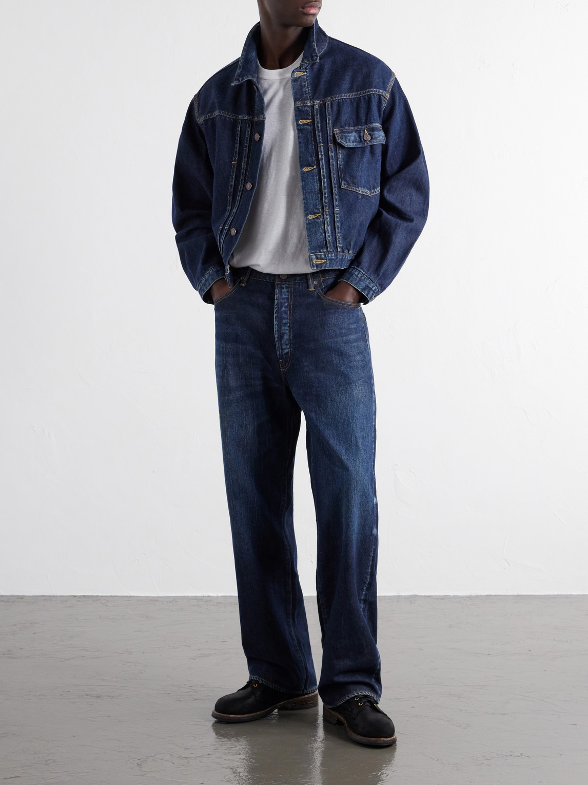 Social Sculpture 01 Wide-Leg Jeans
