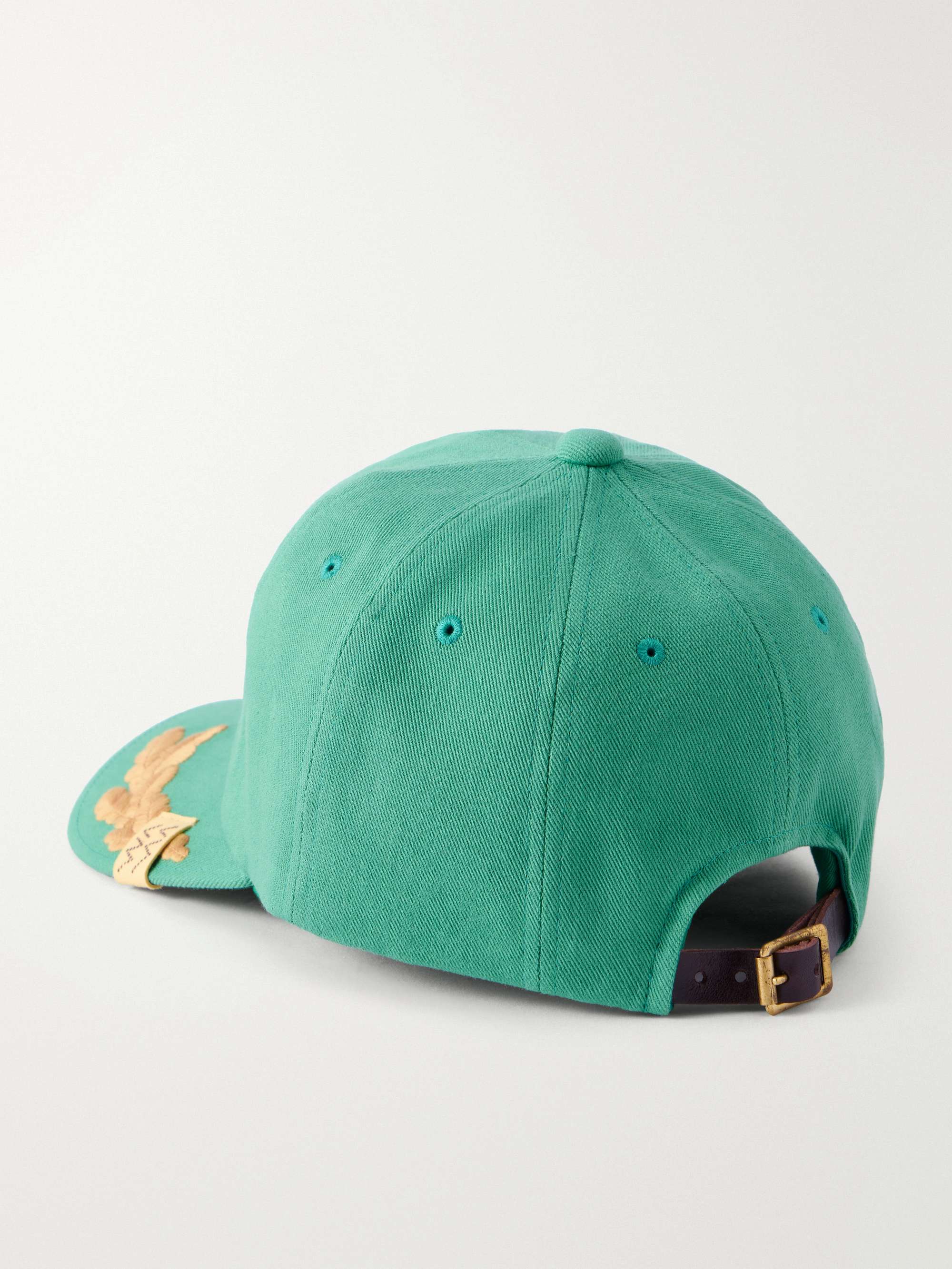 VISVIM Excelsior II Embroidered Cotton-Canvas Cap for Men | MR