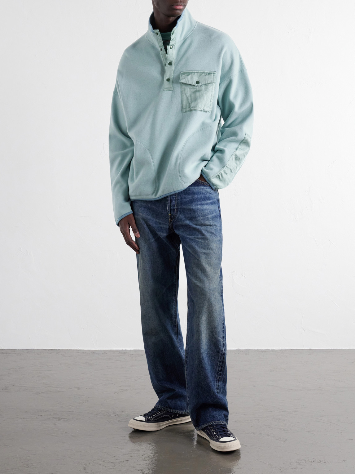 Barlow Wool-Fleece Sweatshirt