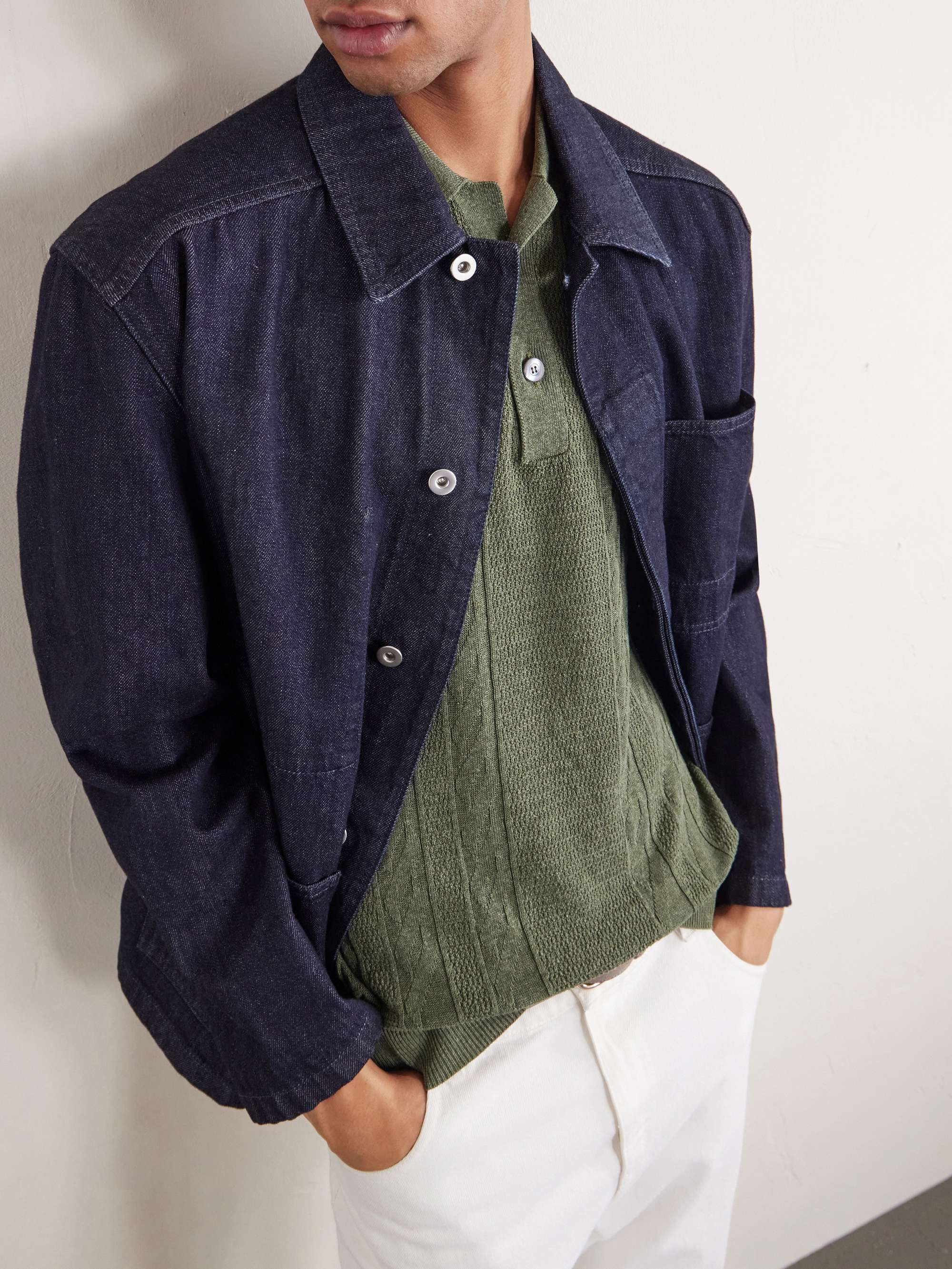 PIACENZA 1733 Silk and Linen-Blend Polo Shirt for Men | MR PORTER