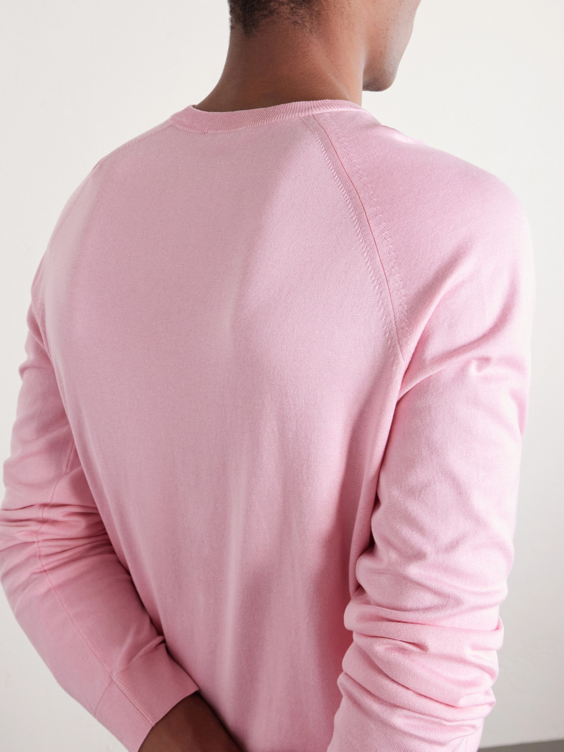 Cotton And Silk-Blend Sweater