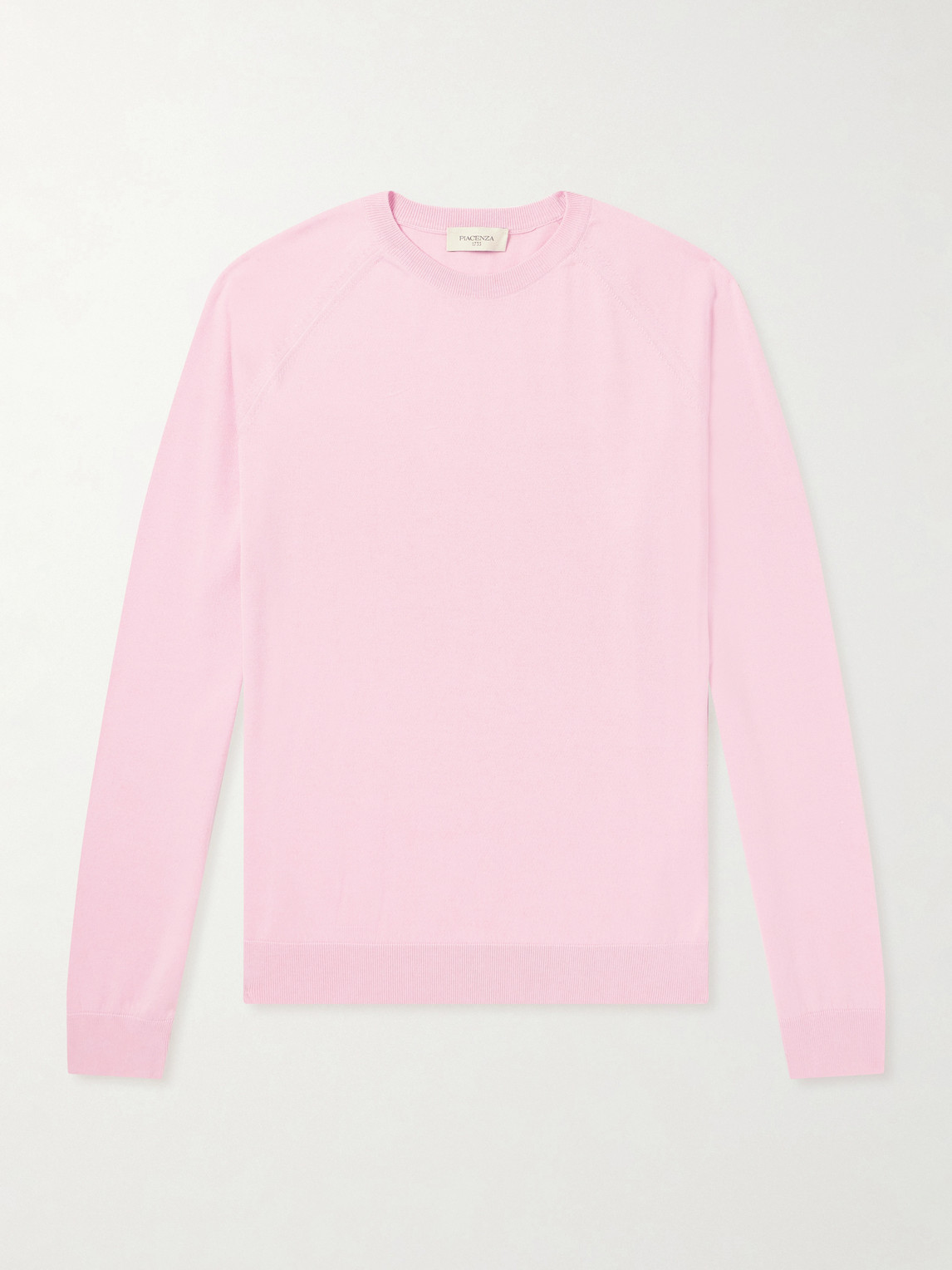 Piacenza 1733 Cotton And Silk-blend Sweater In Pink