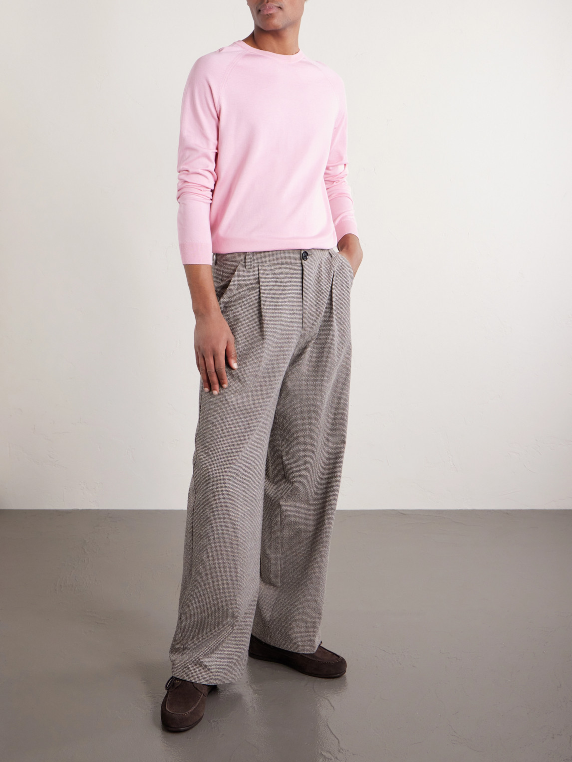 Cotton And Silk-Blend Sweater