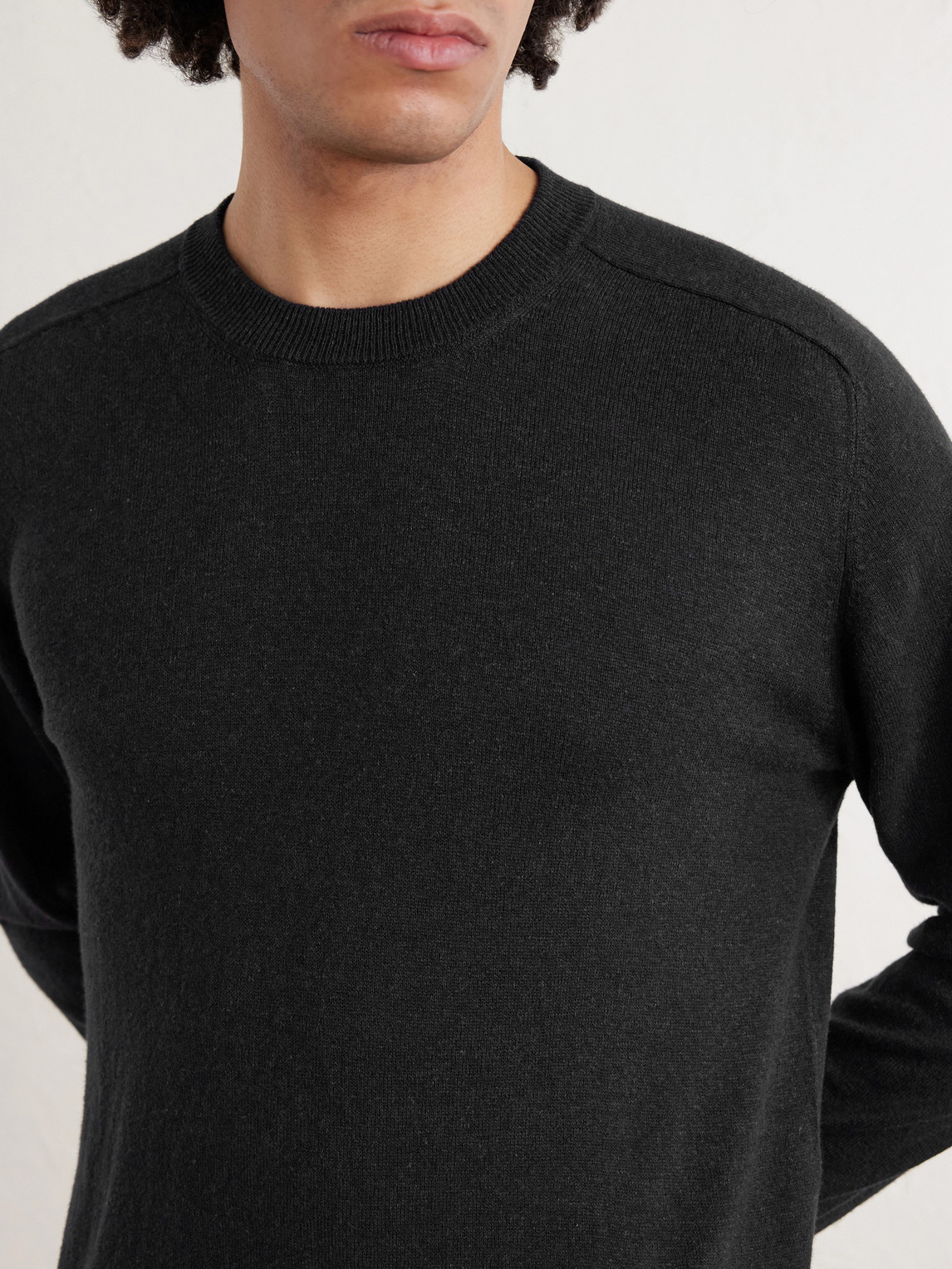 Cashmere And Linen-Blend Sweater