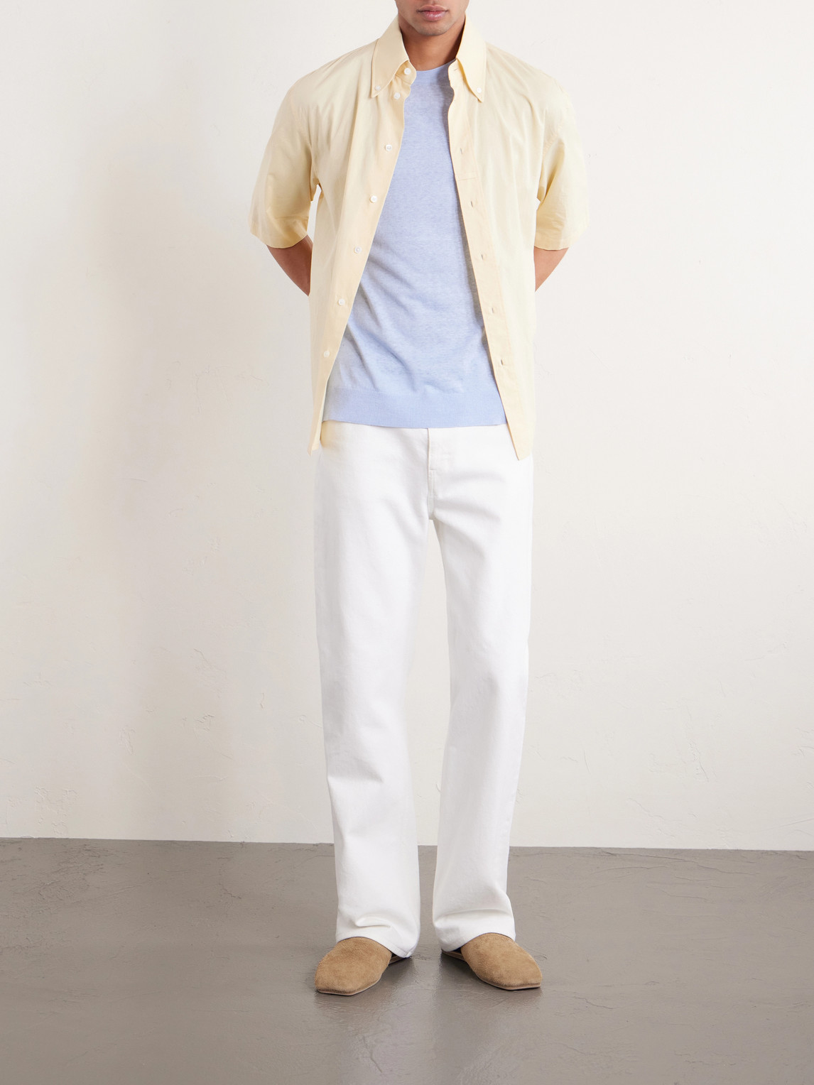 And Linen-Blend T-Shirt