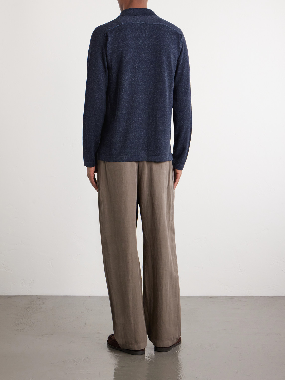 Silk And Linen-Blend Chore Overshirt